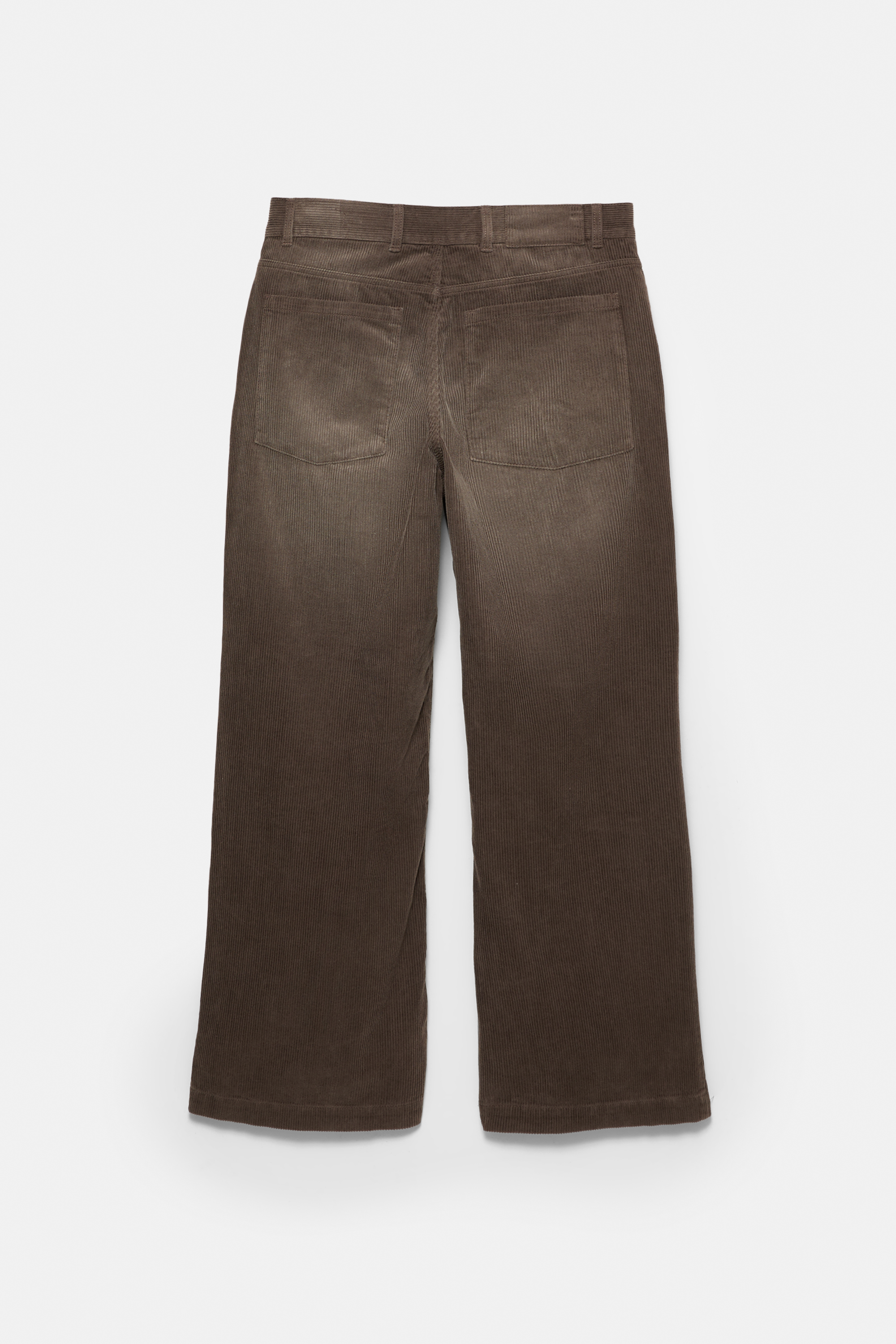 Corduroy flared trousers