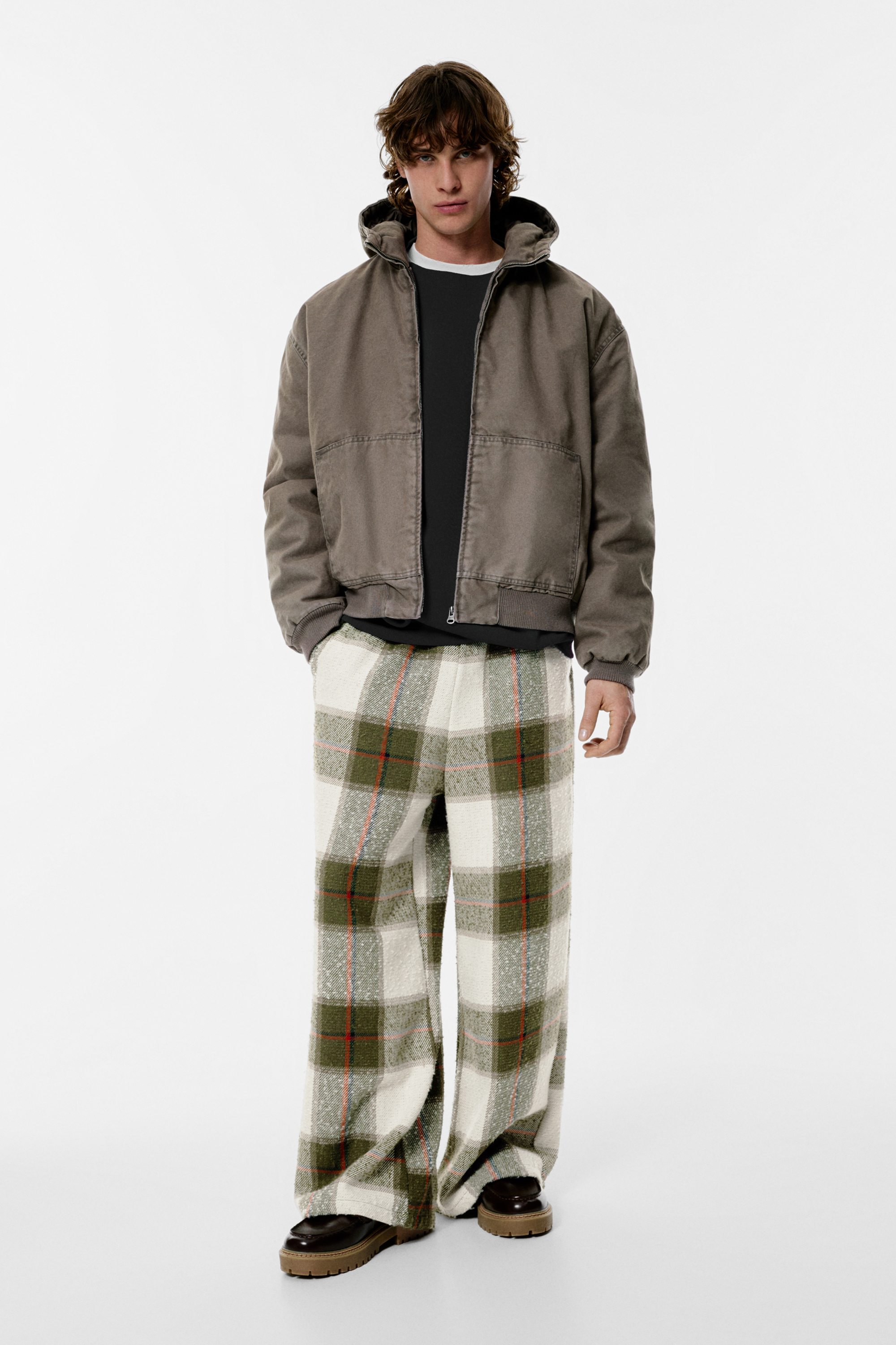 Παντελόνι jogger καρό