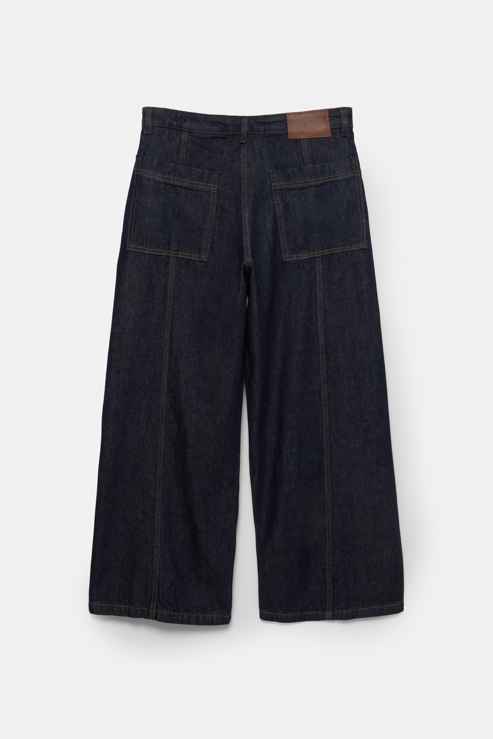 Jeans mit geradem, weitem Bein