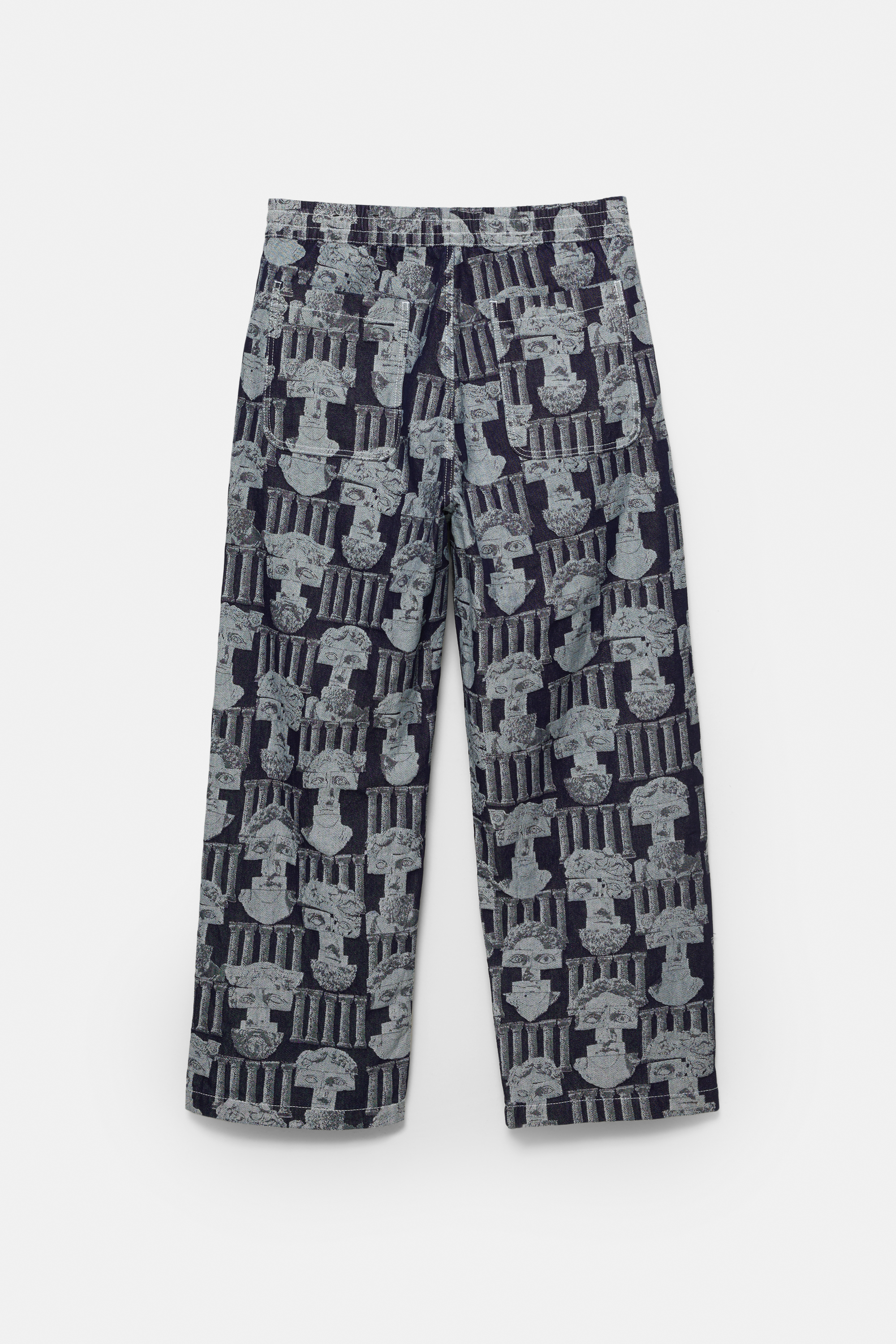 Printed baggy jogger jeans