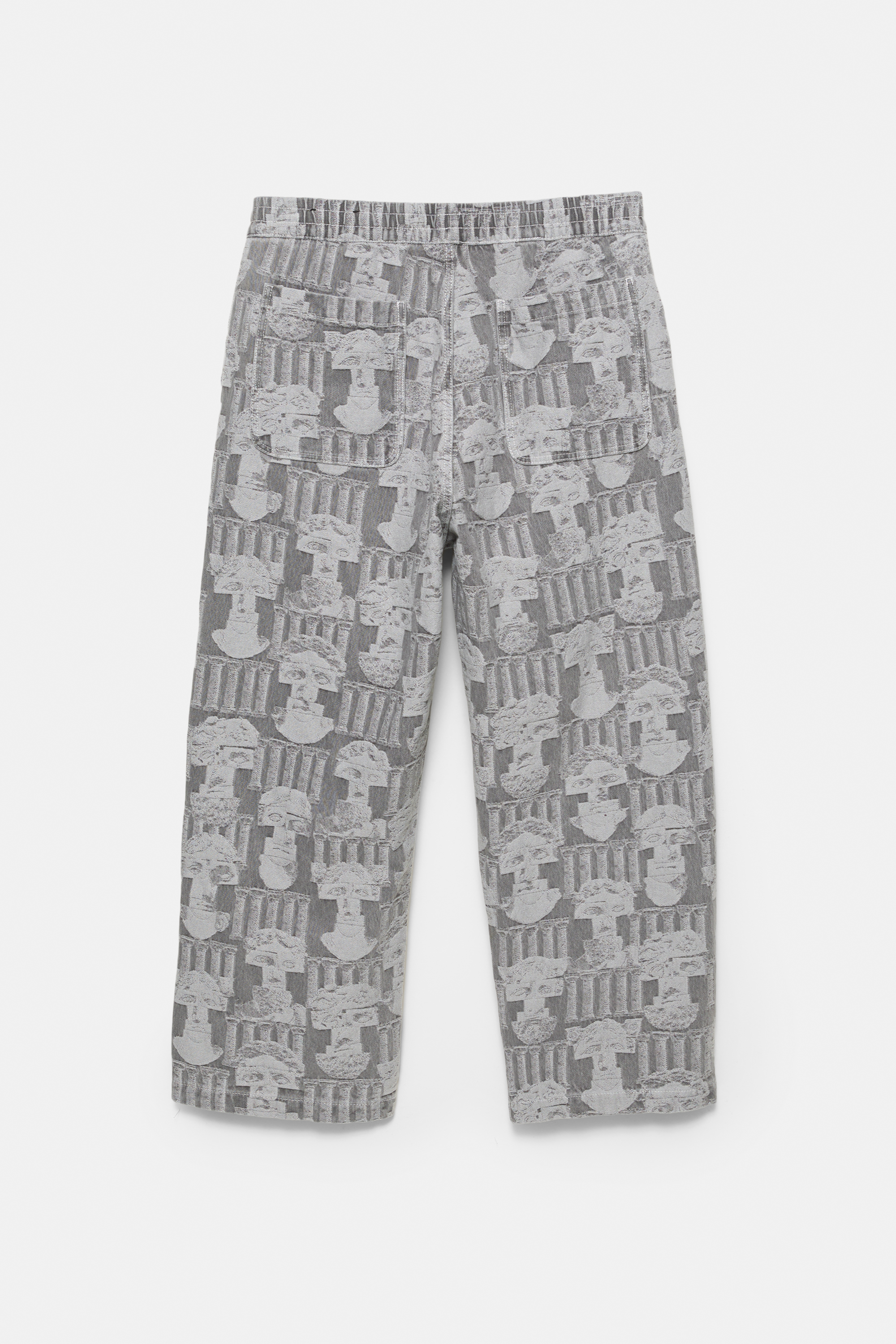 Printed baggy jogger jeans