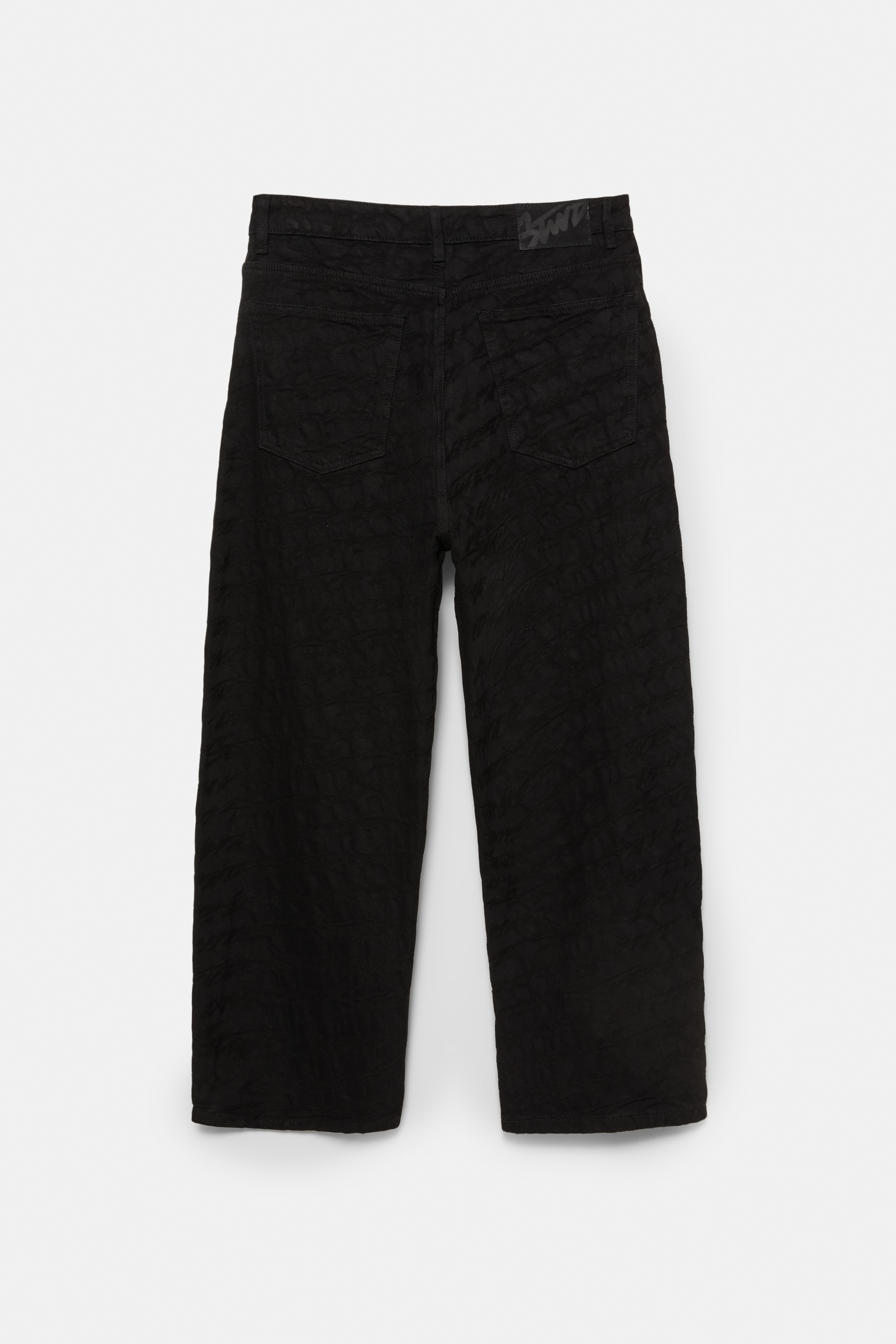 Baggy Relaxed Jacquard-Jeans