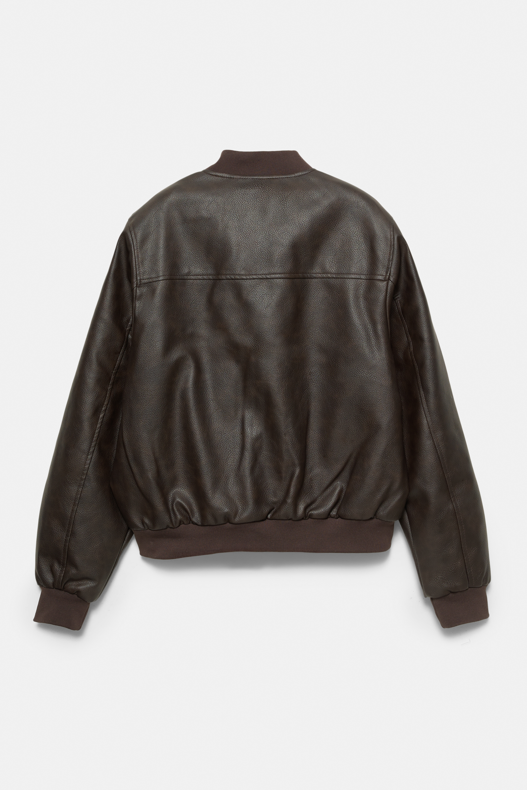 Blouson bomber similicuir