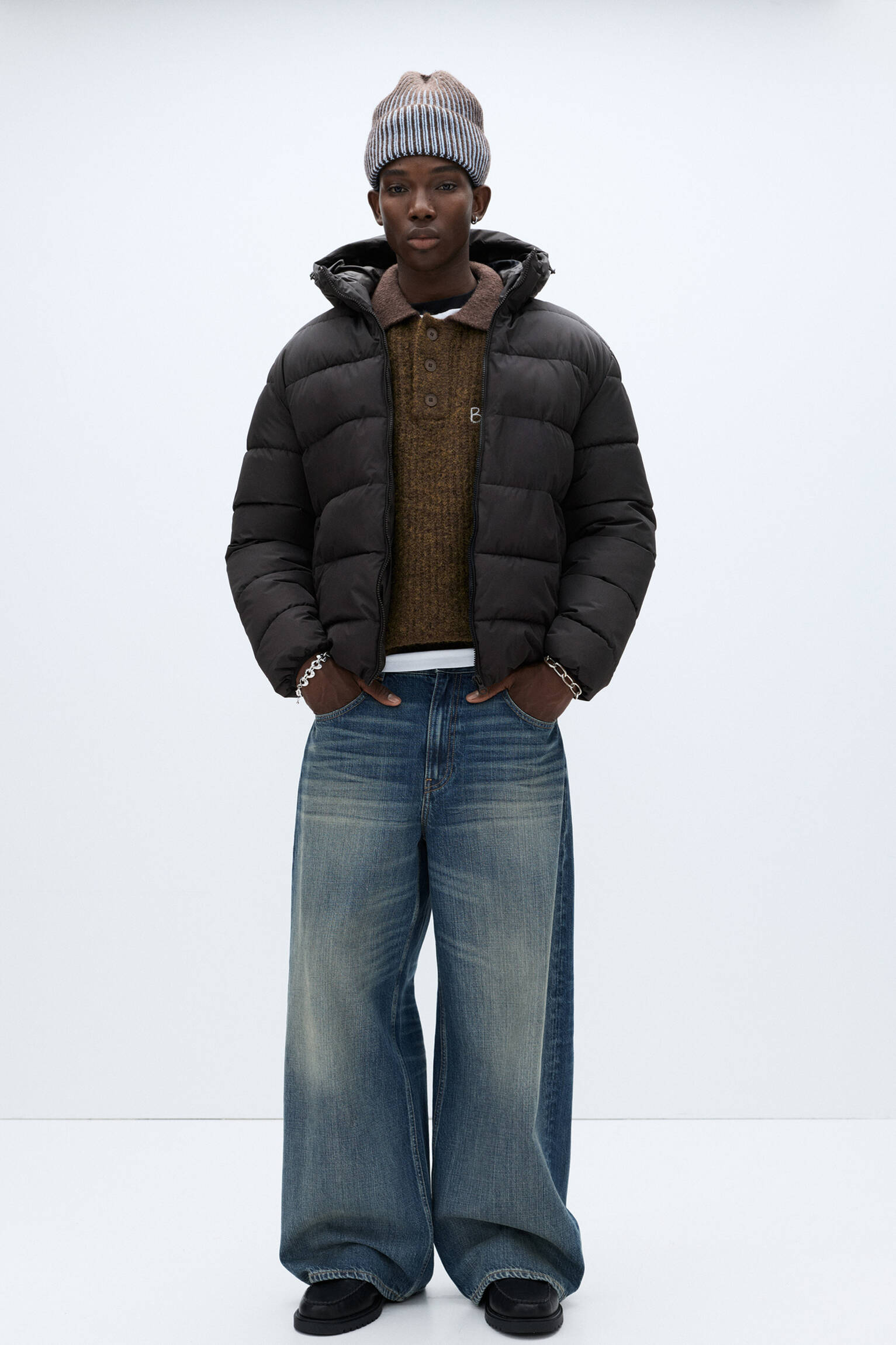 Doudoune légère à capuche