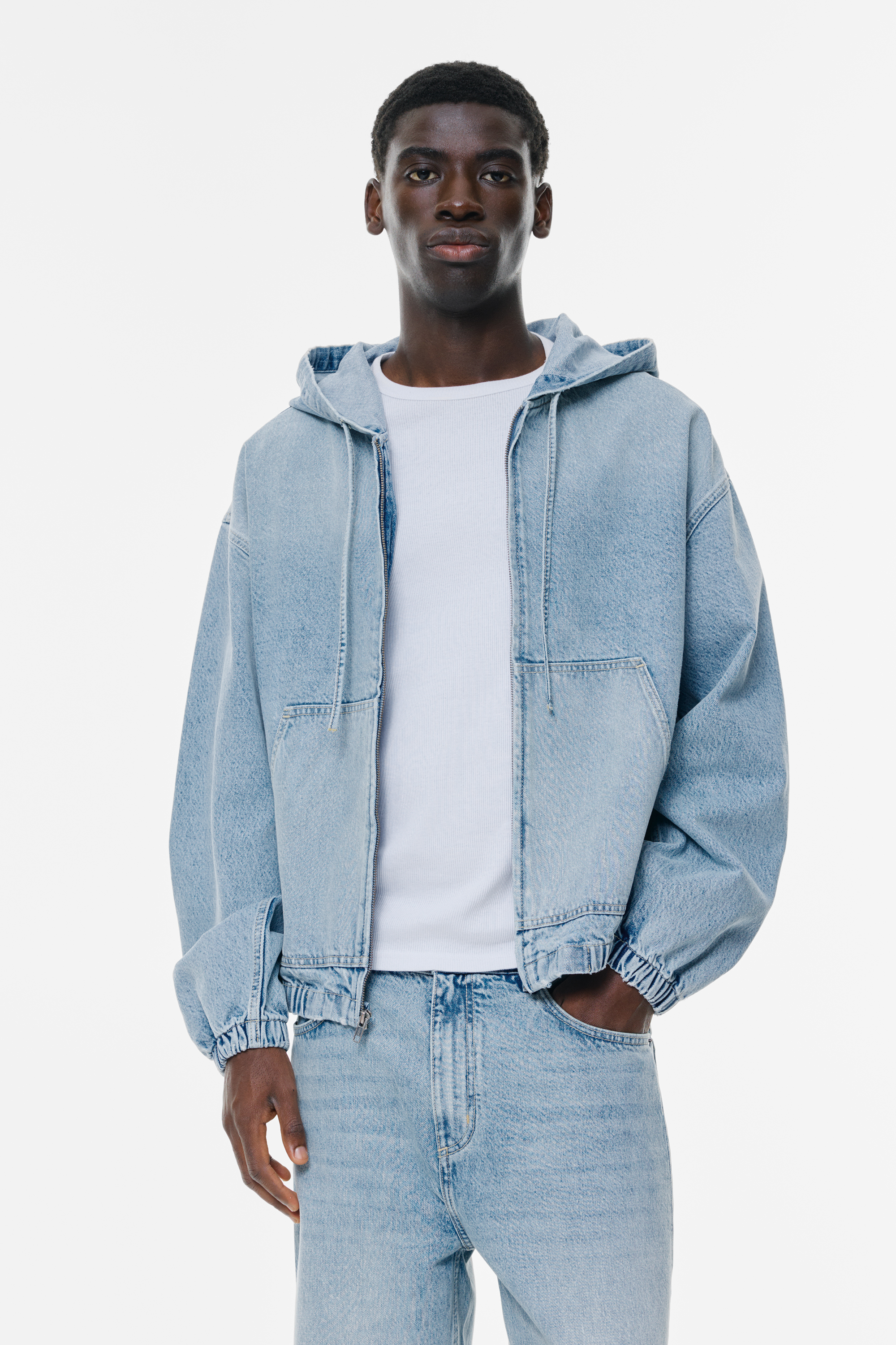Denim Jacket with hood