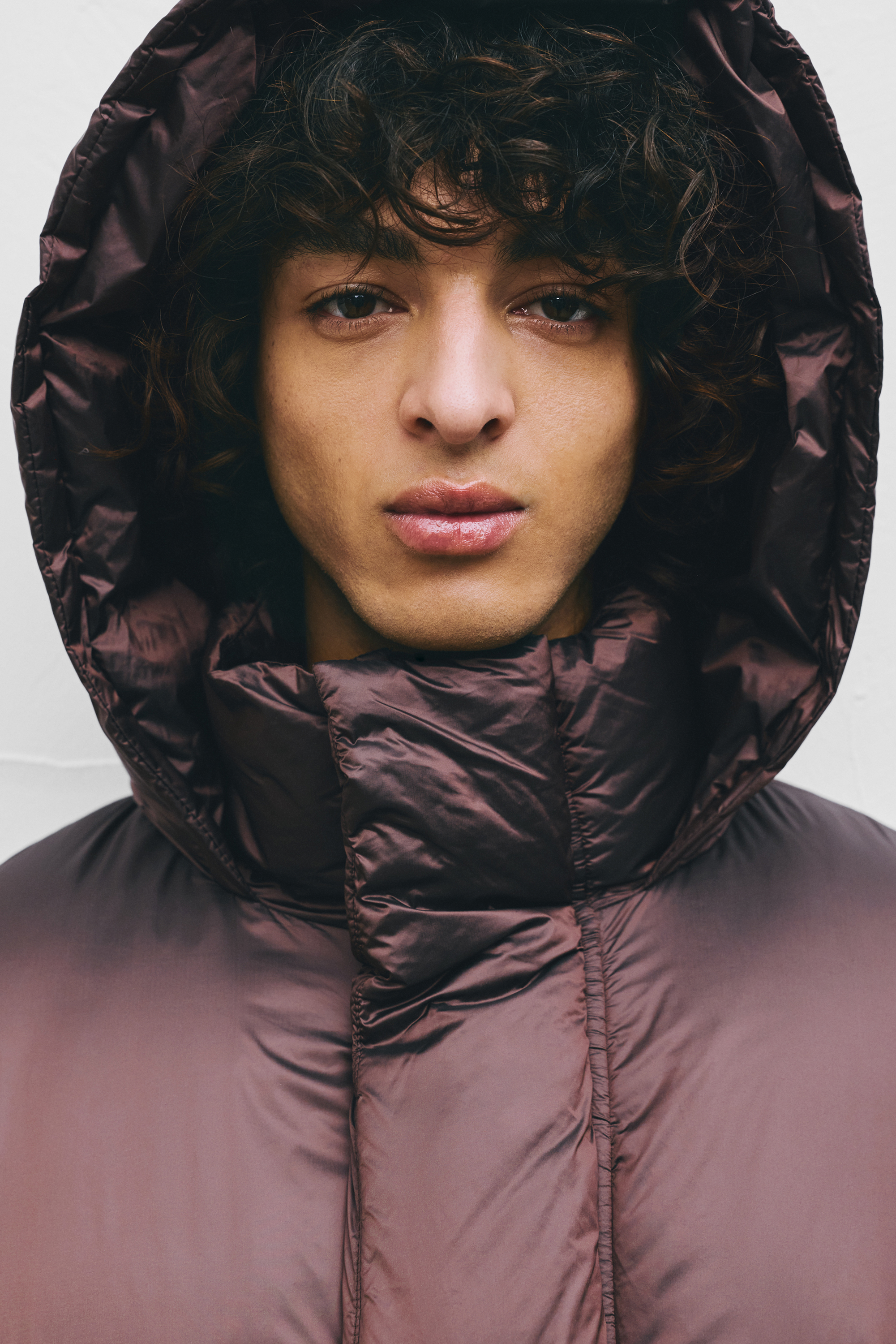 Quilted satin jacket