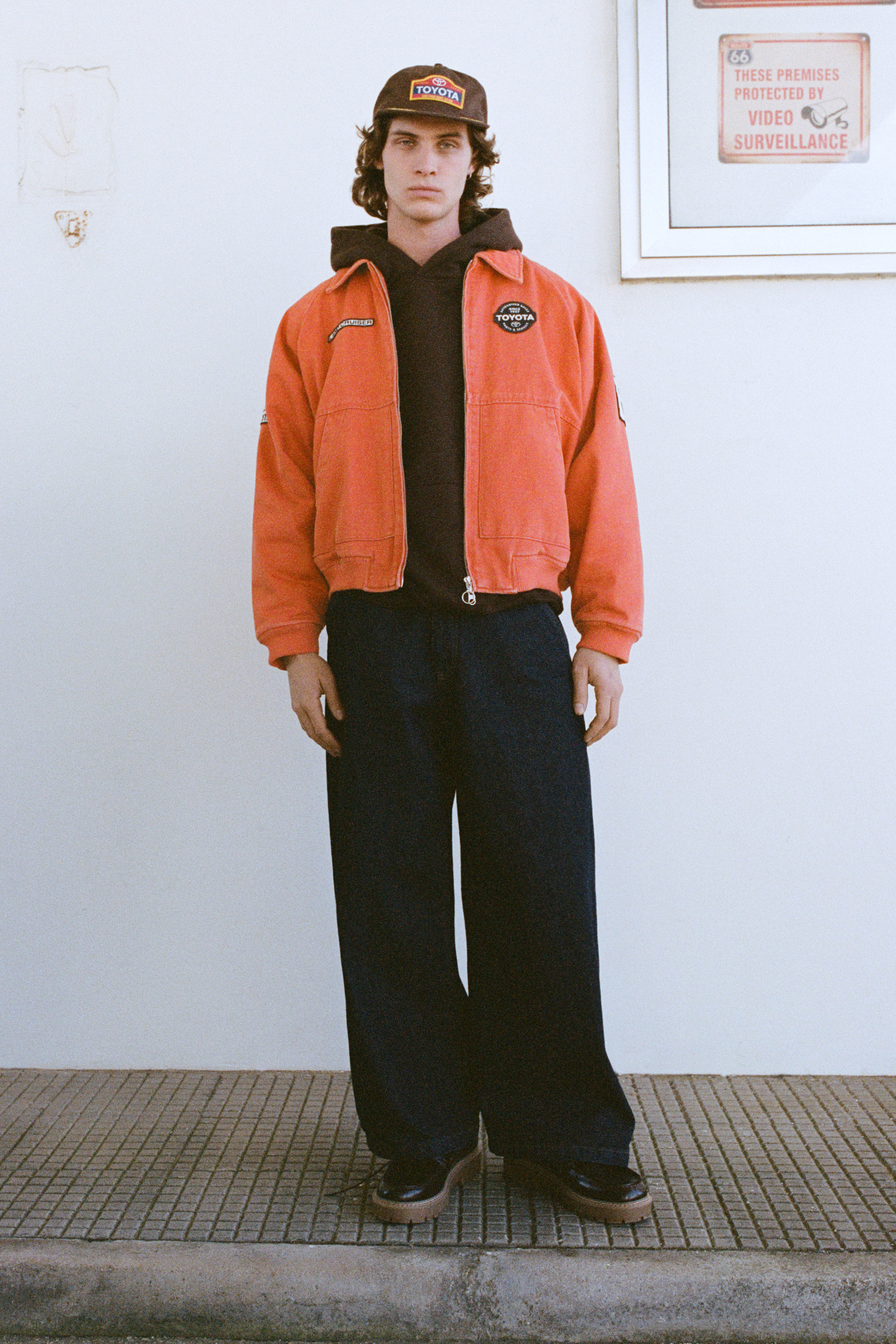 Orange Toyota jacket