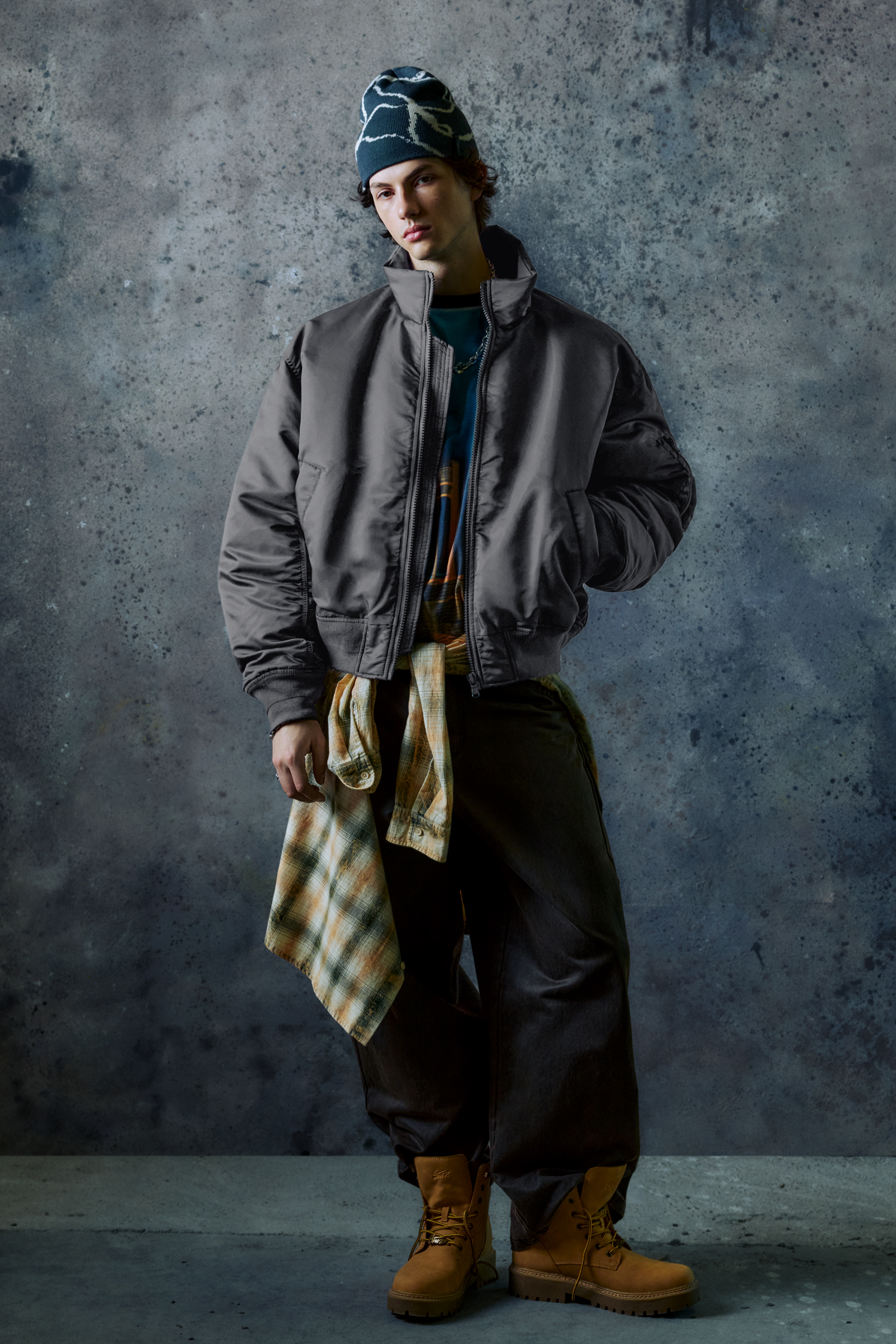 Oversize bomber jacket