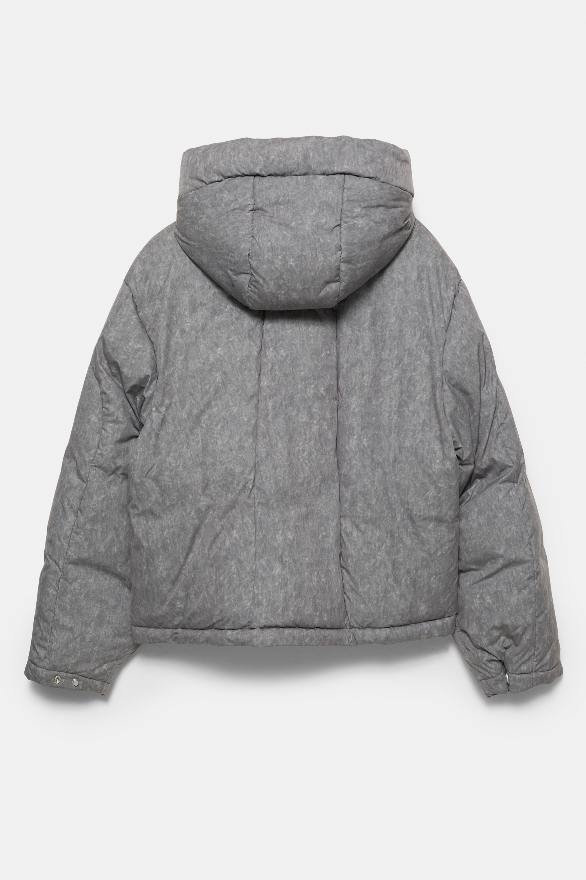 Tie-dye puffer jacket