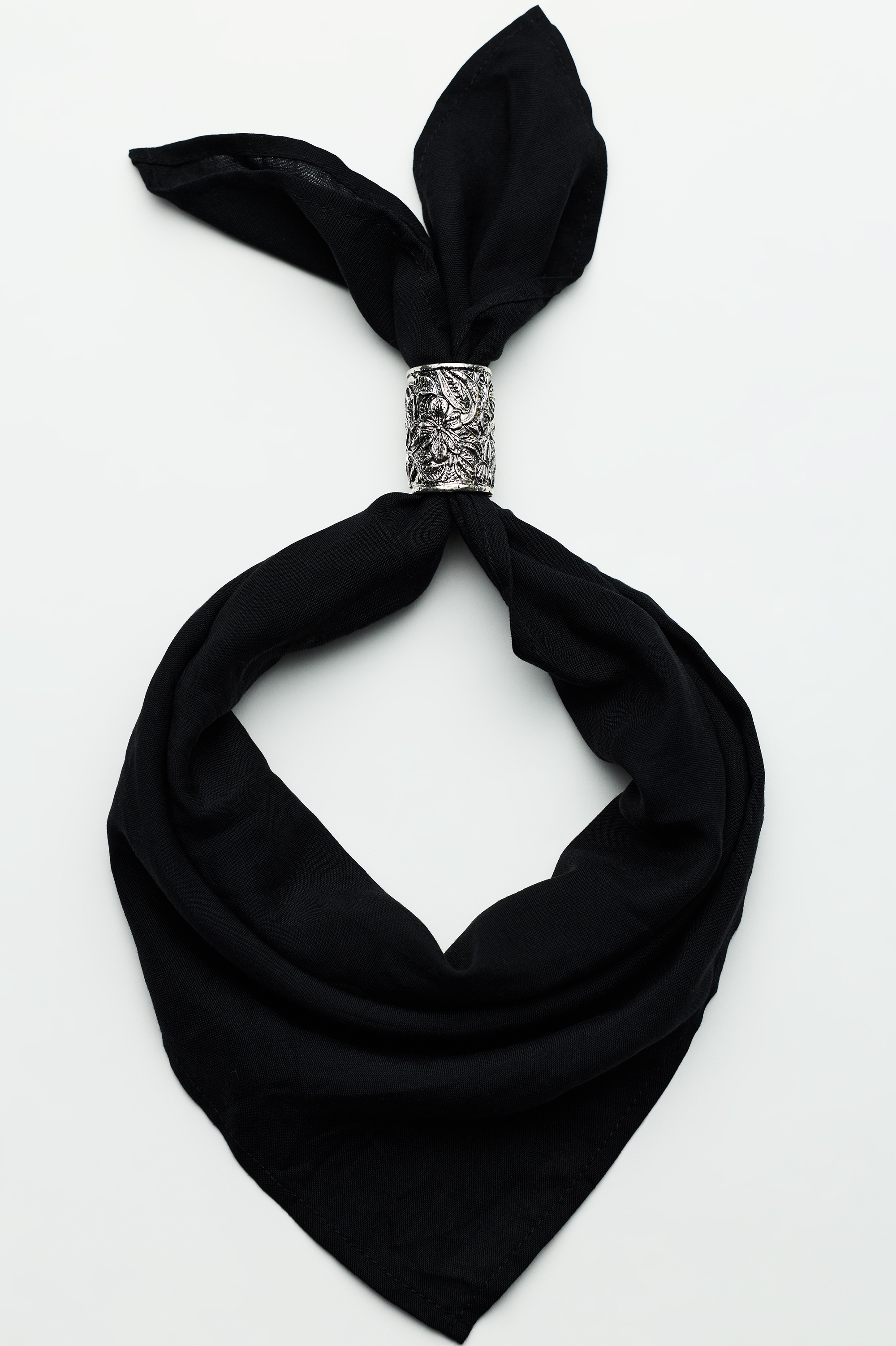 Pano bandana argola metalizada