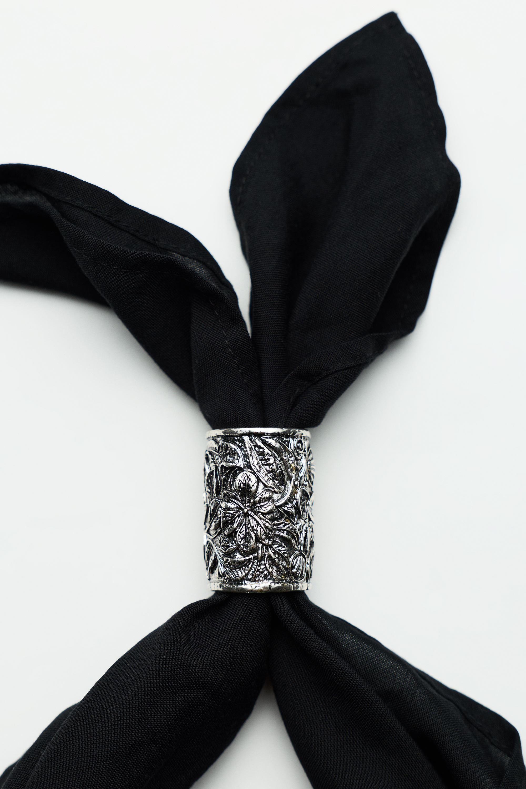 Bandana anneau métallisé