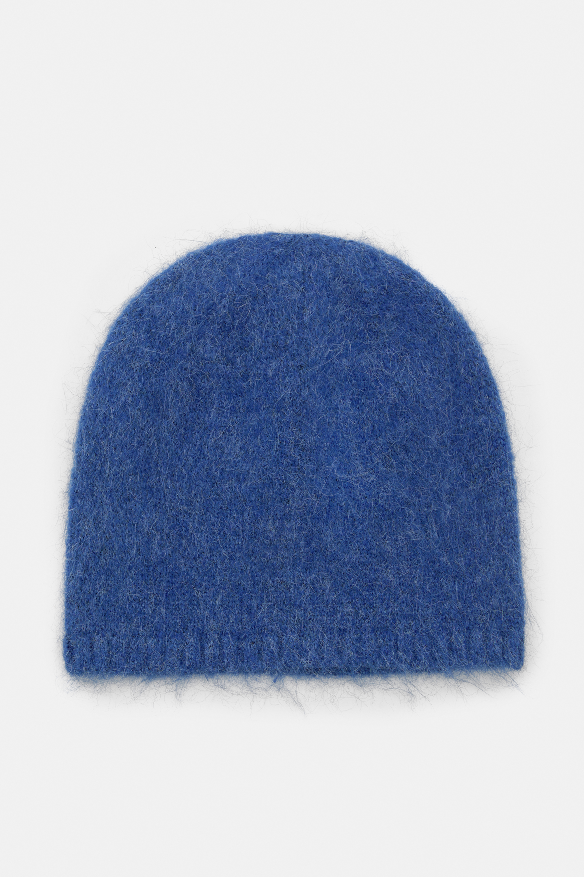 Beanie with fur knit