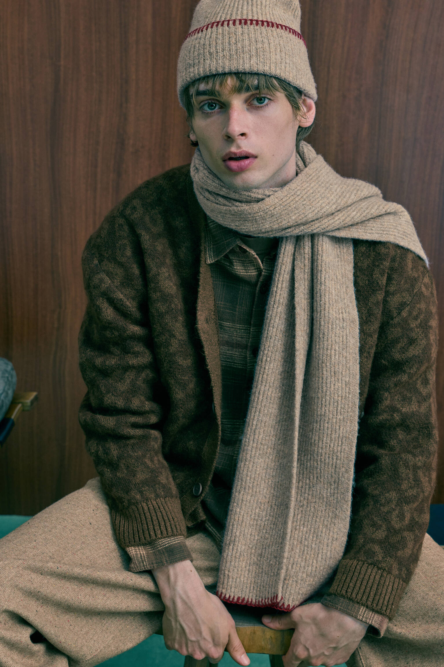 Ribbed Knit Scarf Pull bear ribbed-knit-scarf-pull-bear