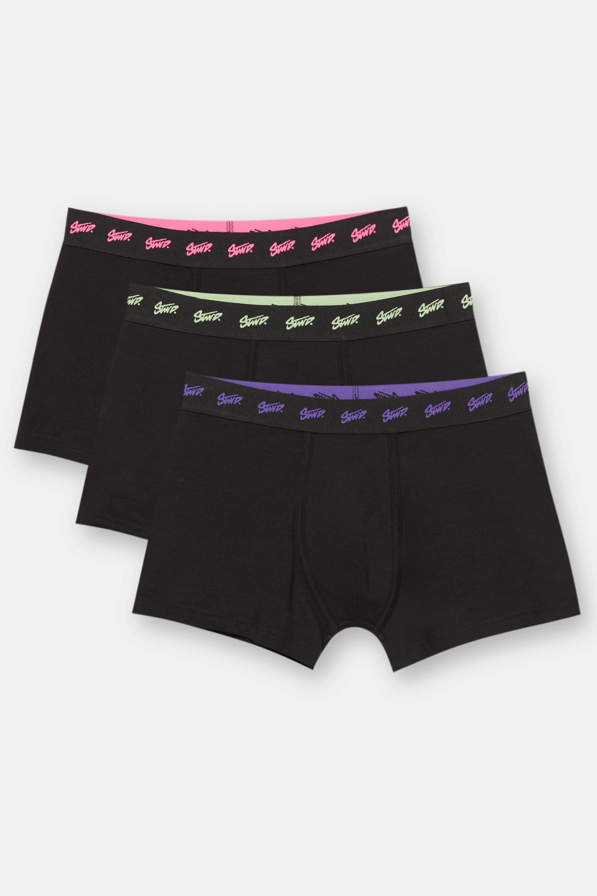 Σετ 3 μποξεράκια με φλούο λογότυπο STWD
