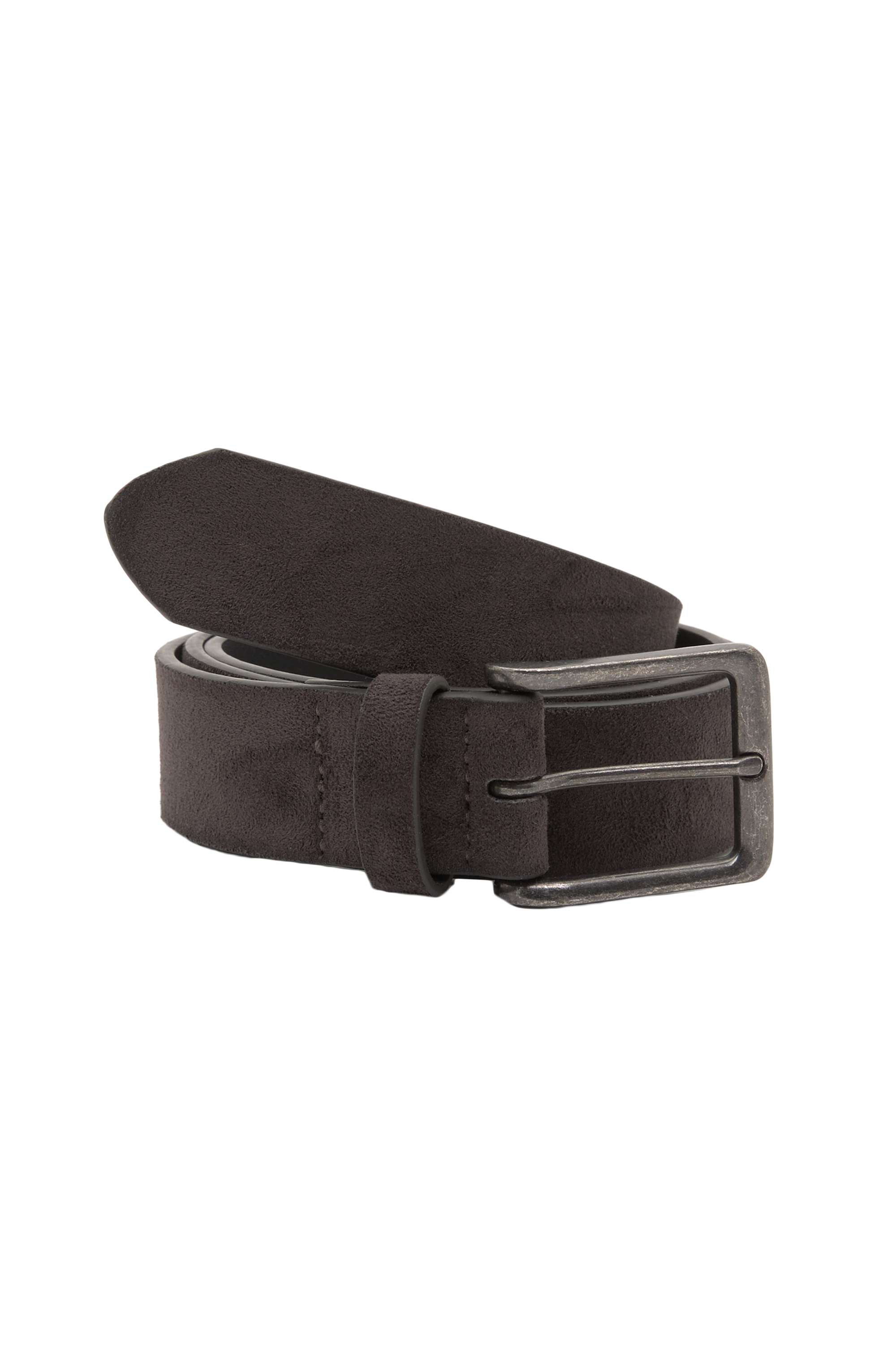 Faux suede belt