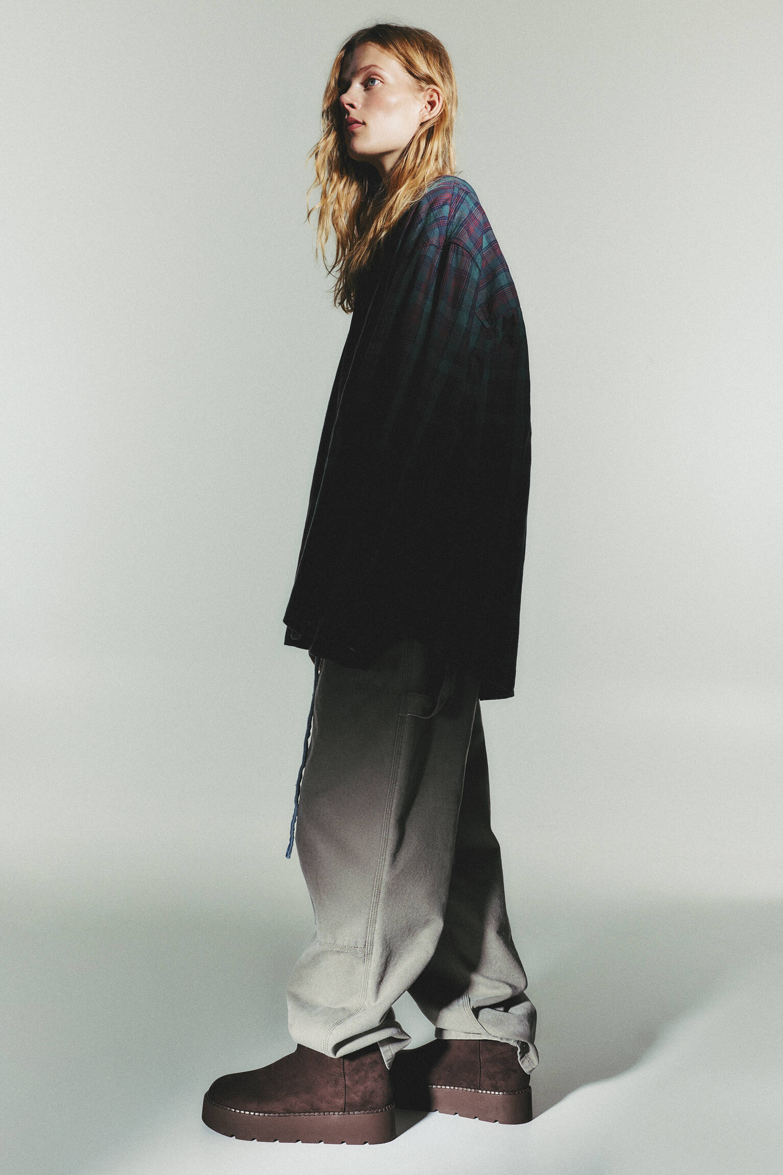 Bottines plateforme fourrure - pull&bear