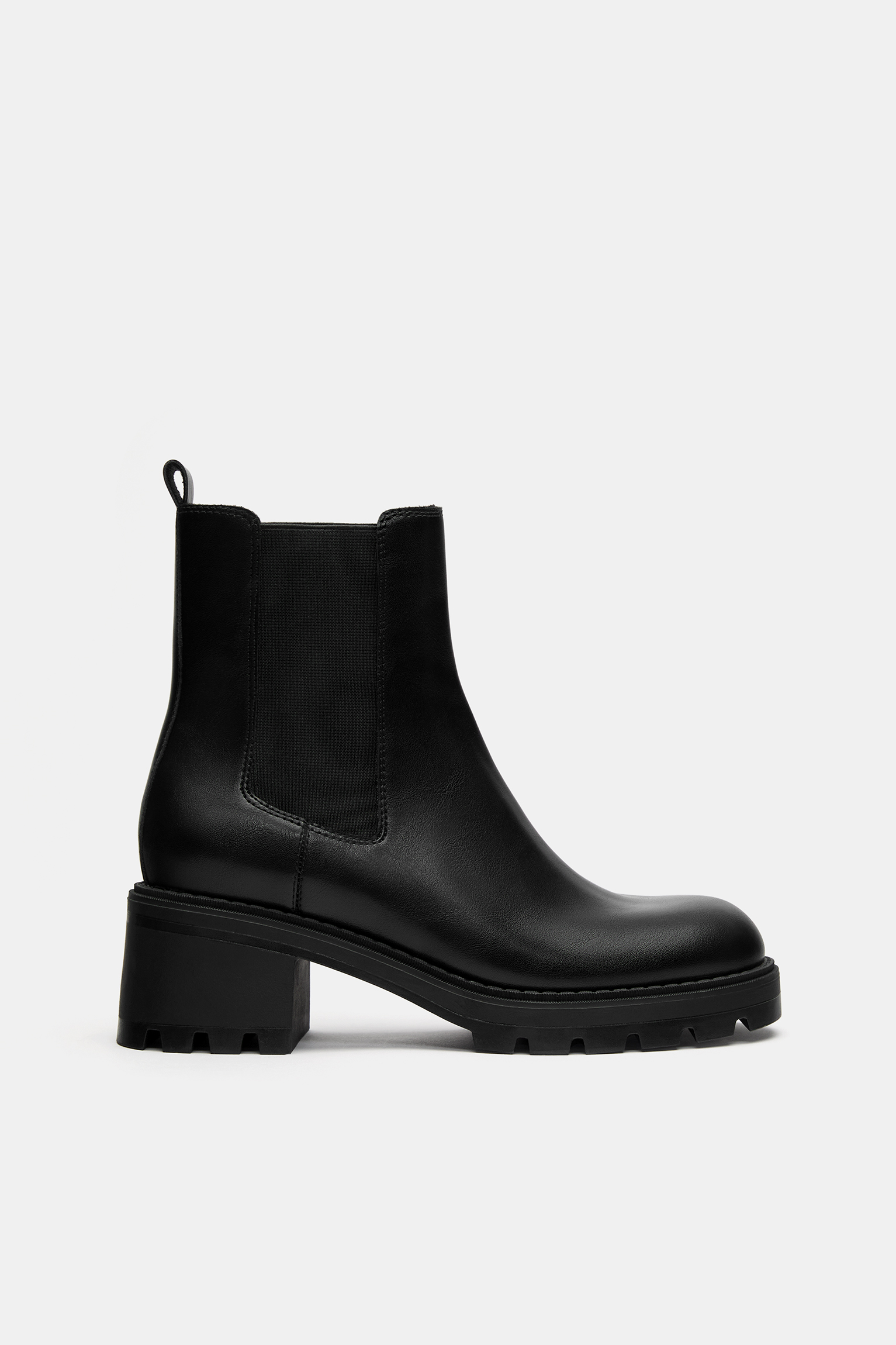 Chelsea-Stiefeletten mit Absatz