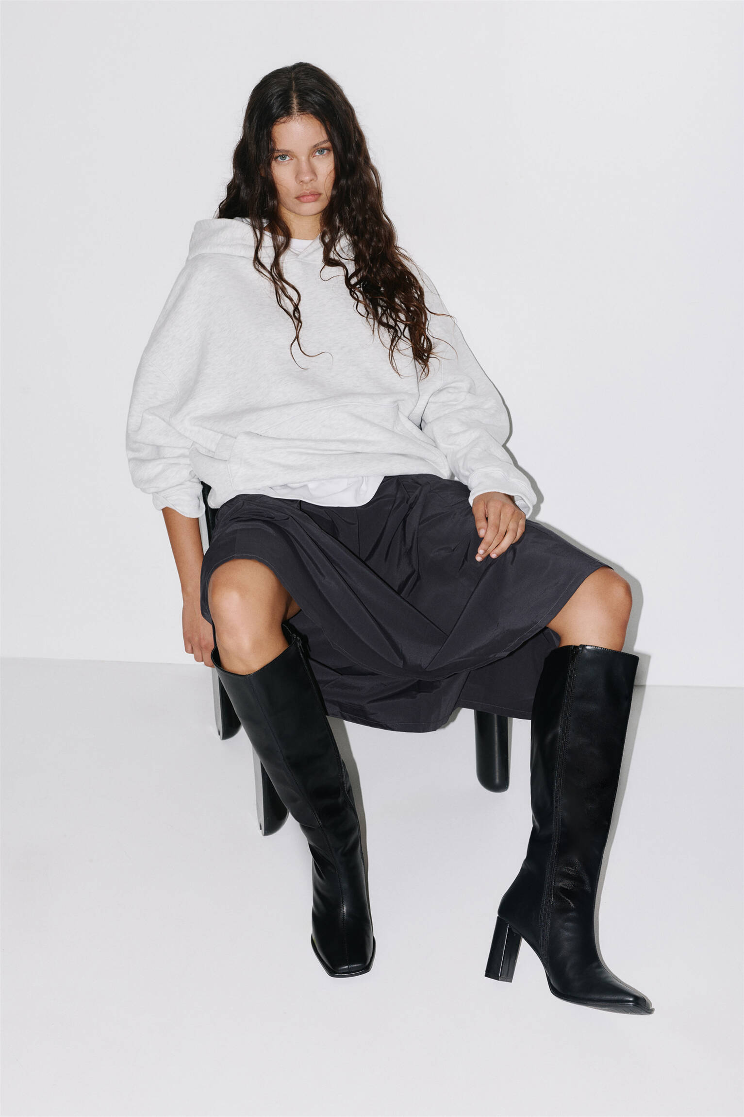 Bottes hautes à talon - pull&bear