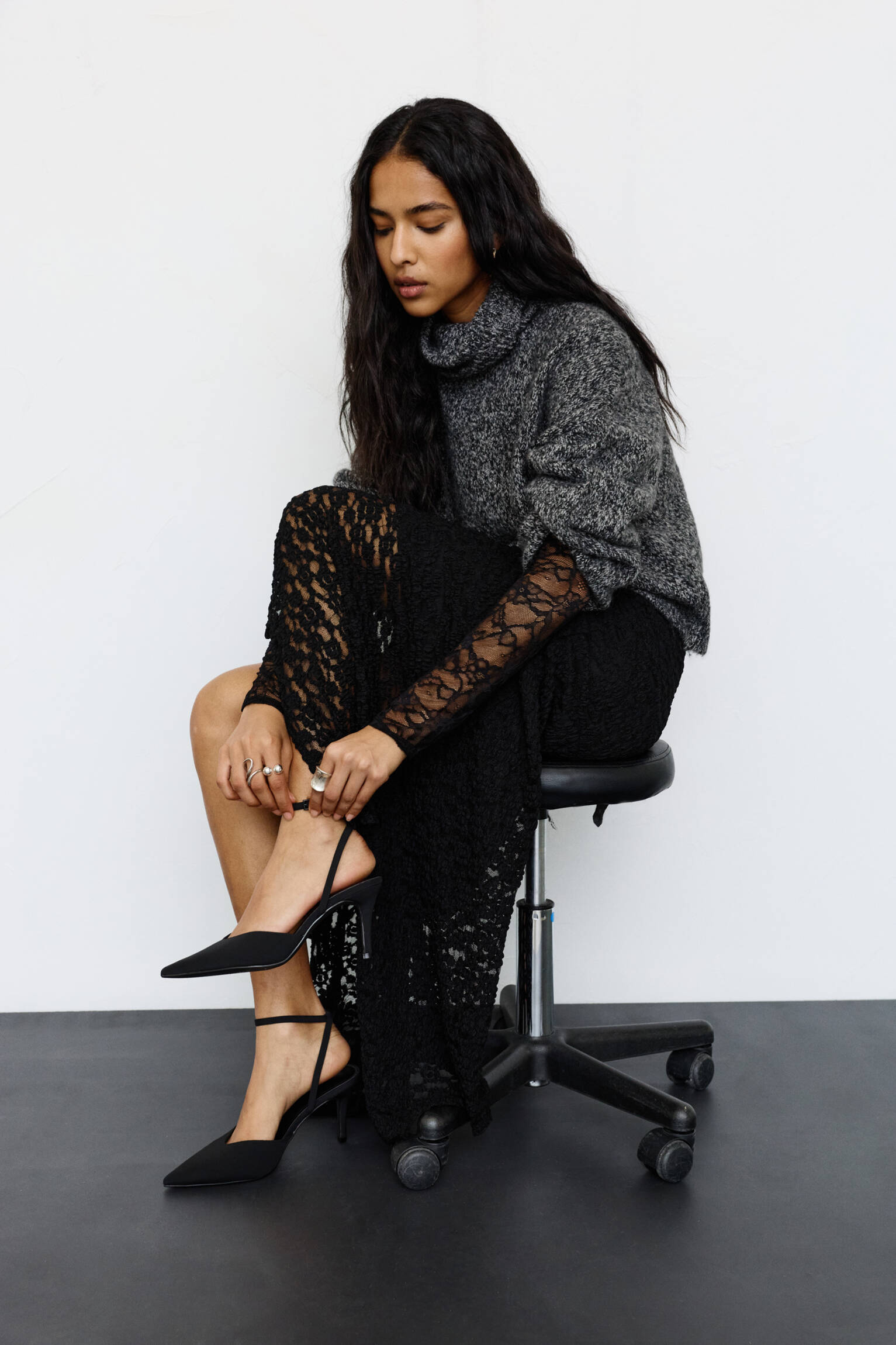 Escarpins en nylon - pull&bear