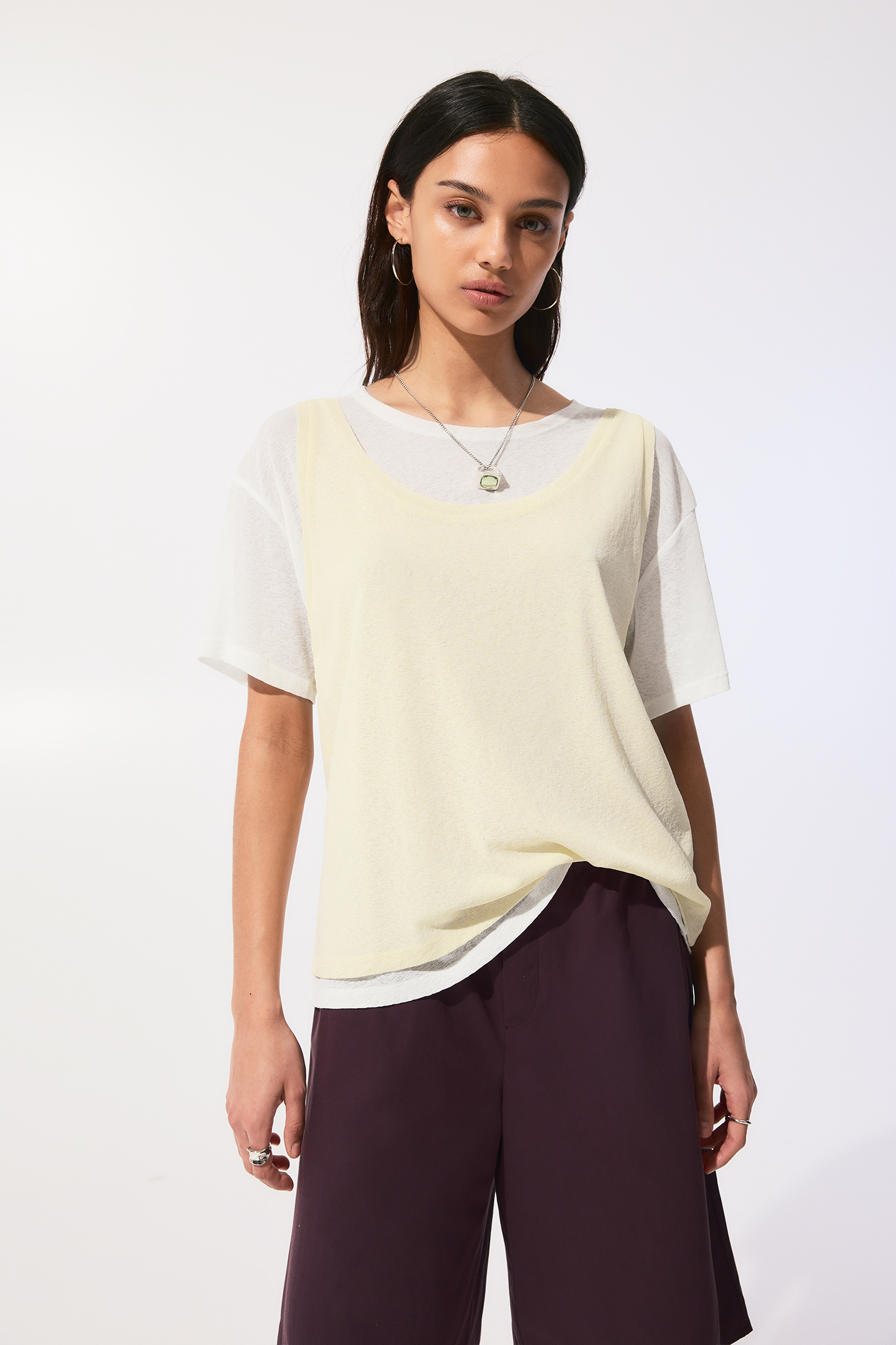 Maglietta Da Allattamento Donna, Maniche Corte, Scollo Rotondo, Pack Da 3, In Rayon Ed Elastan, Comoda Ed Elegante