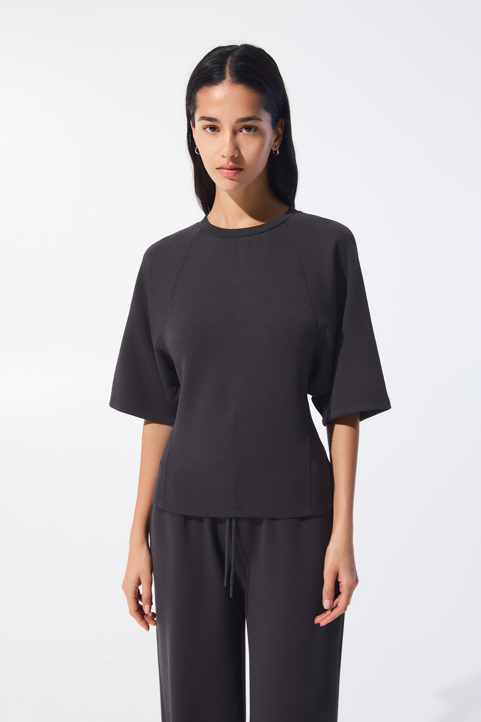 Felpa con cappuccio con zip intera da donna con cappuccio nera da donna a maniche lunghe con cappuccio top leggera felpa con cappuccio pullover casual accappatoio camicia con tasche felpe da donna