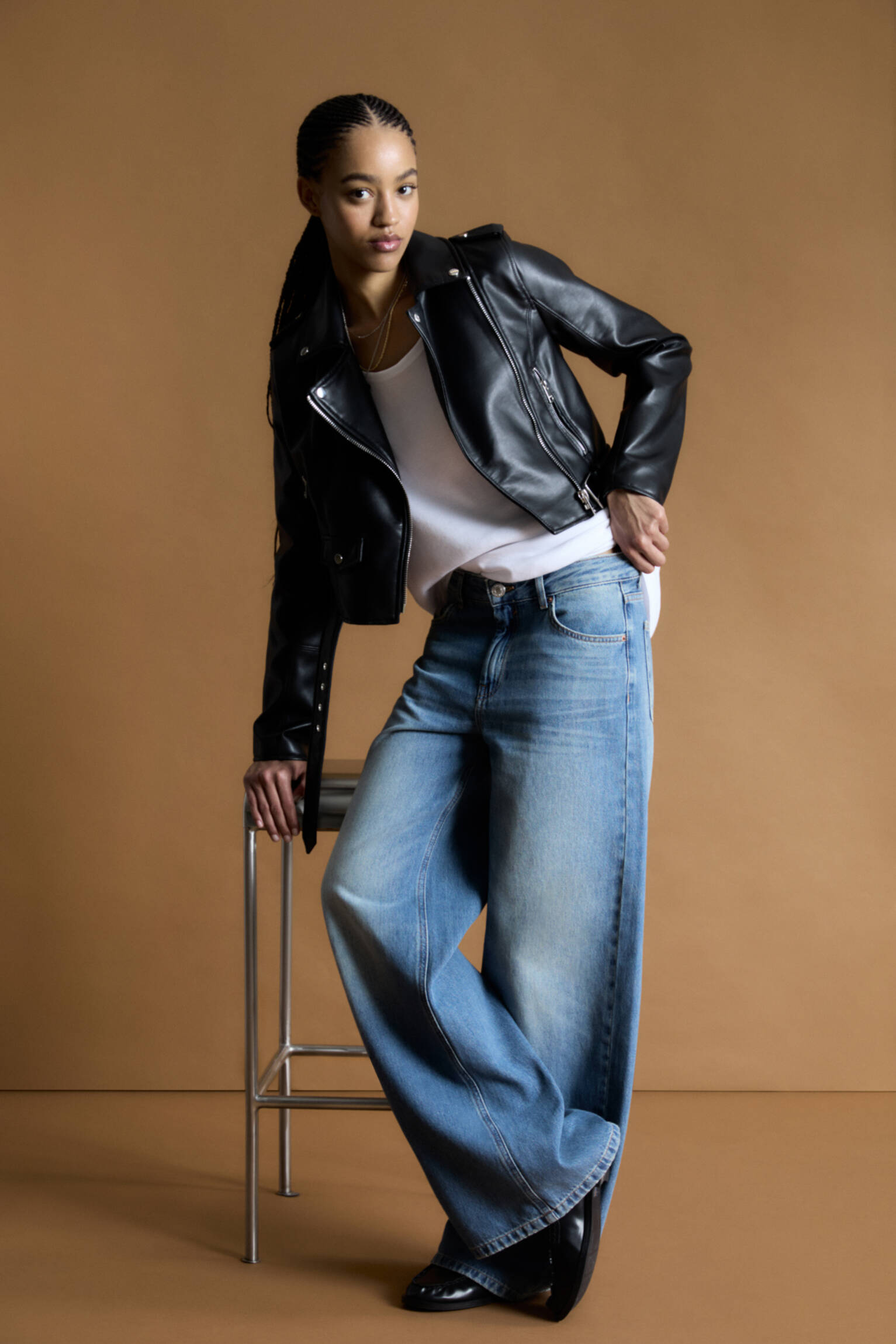 Loose fit oversize jeans