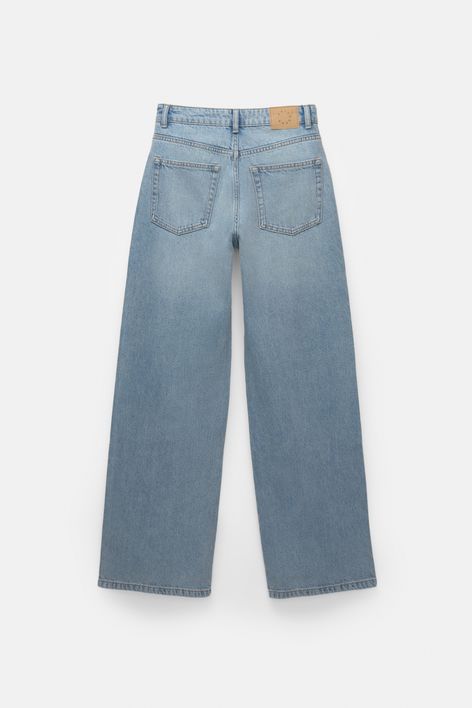 Jeans Donna Vita Alta Baggy Wide Leg - Denim Elasticizzato, Fit Comodo E Moderno - Foto 9