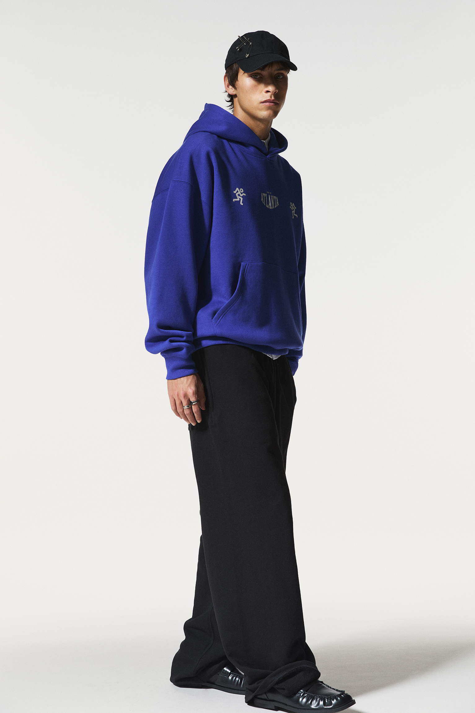 Sweat à Capuche Unisexe Rétro Avec Imprimé "Anti Social Club" - 80% Coton, 20% Polyester - Capuche Doublée Avec Cordon - 7