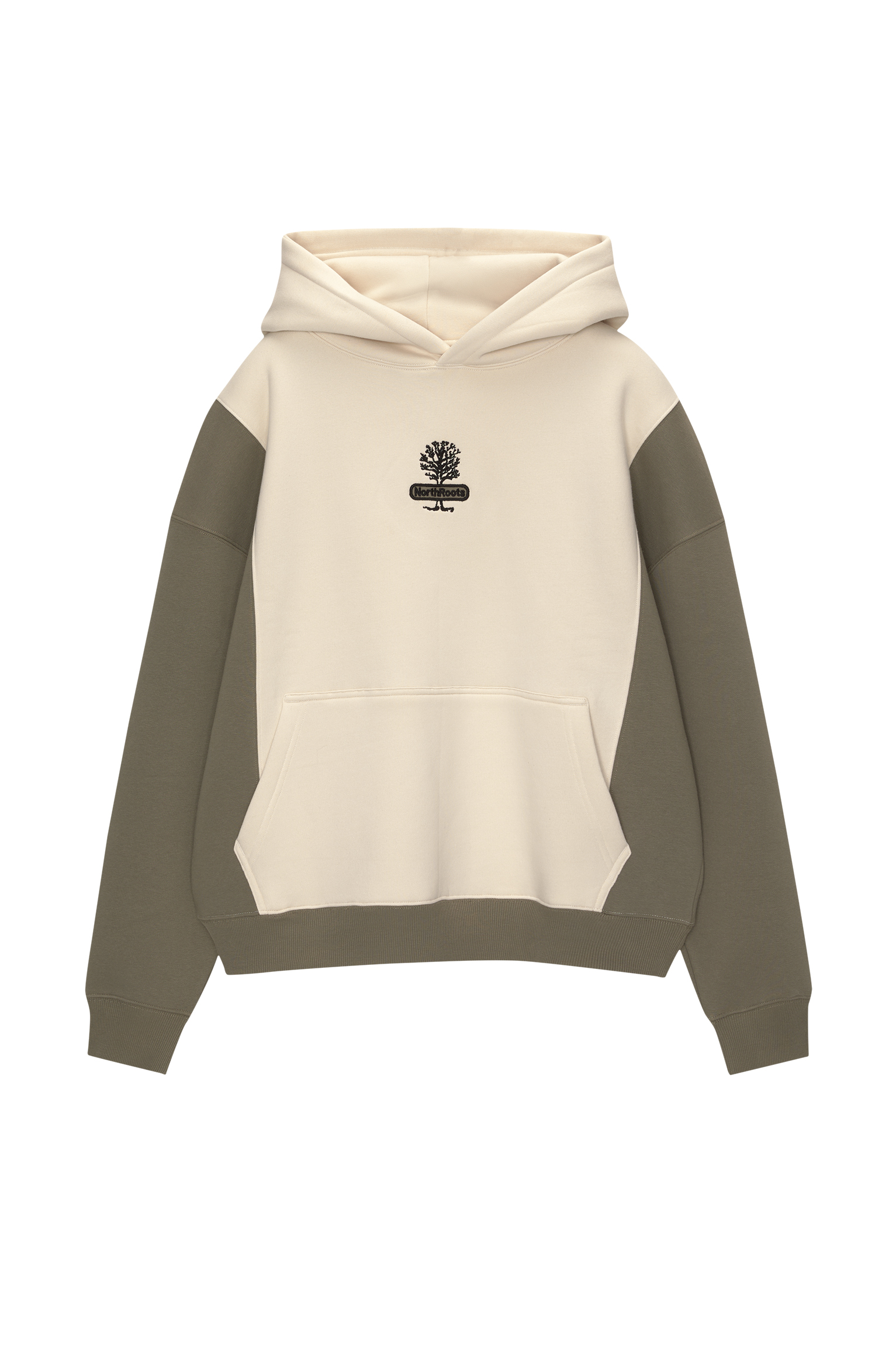 Sweat à Capuche Pull&Bear – Taille M, Beige – Occasion Très Bon État