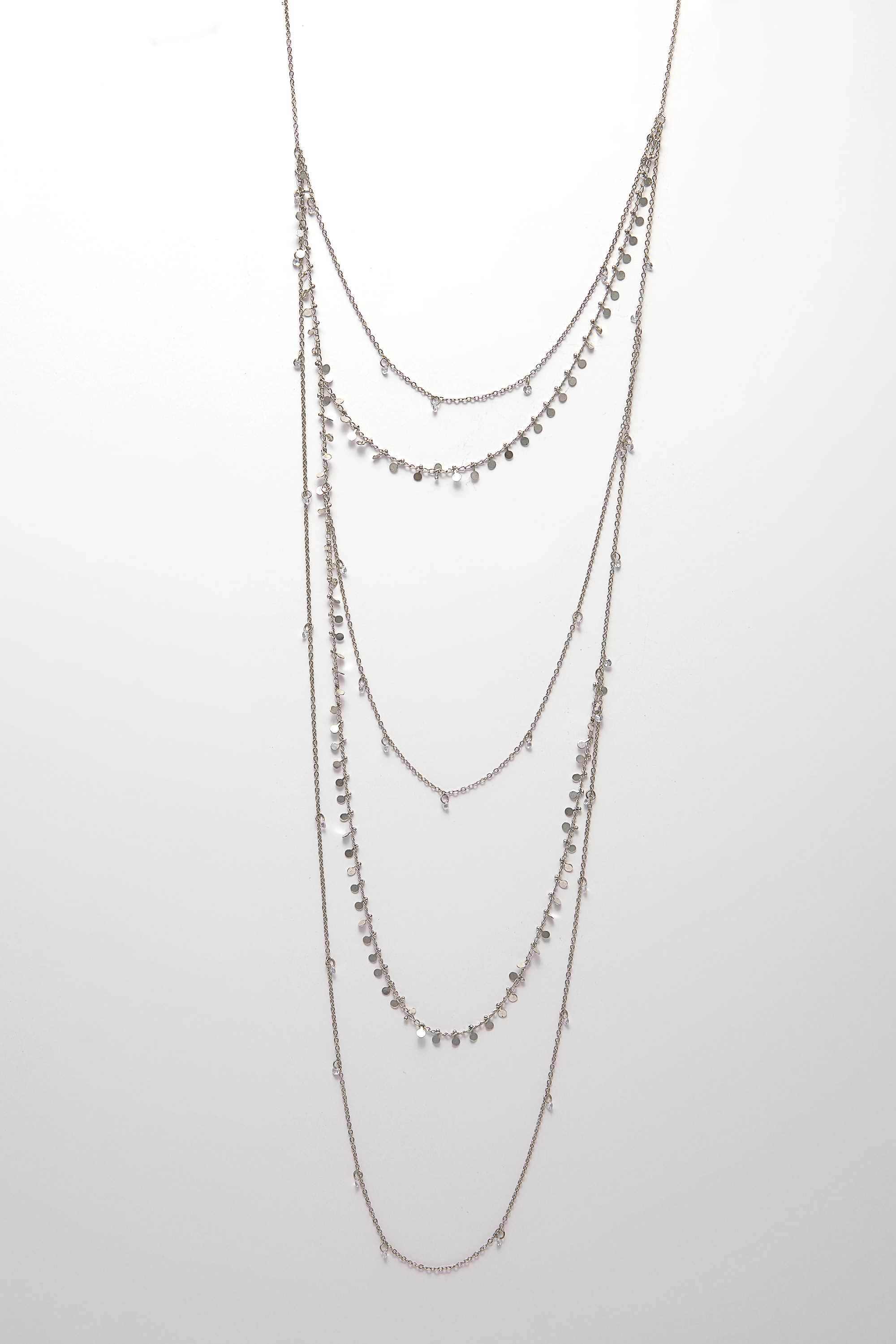 Colar múltiplo brilho