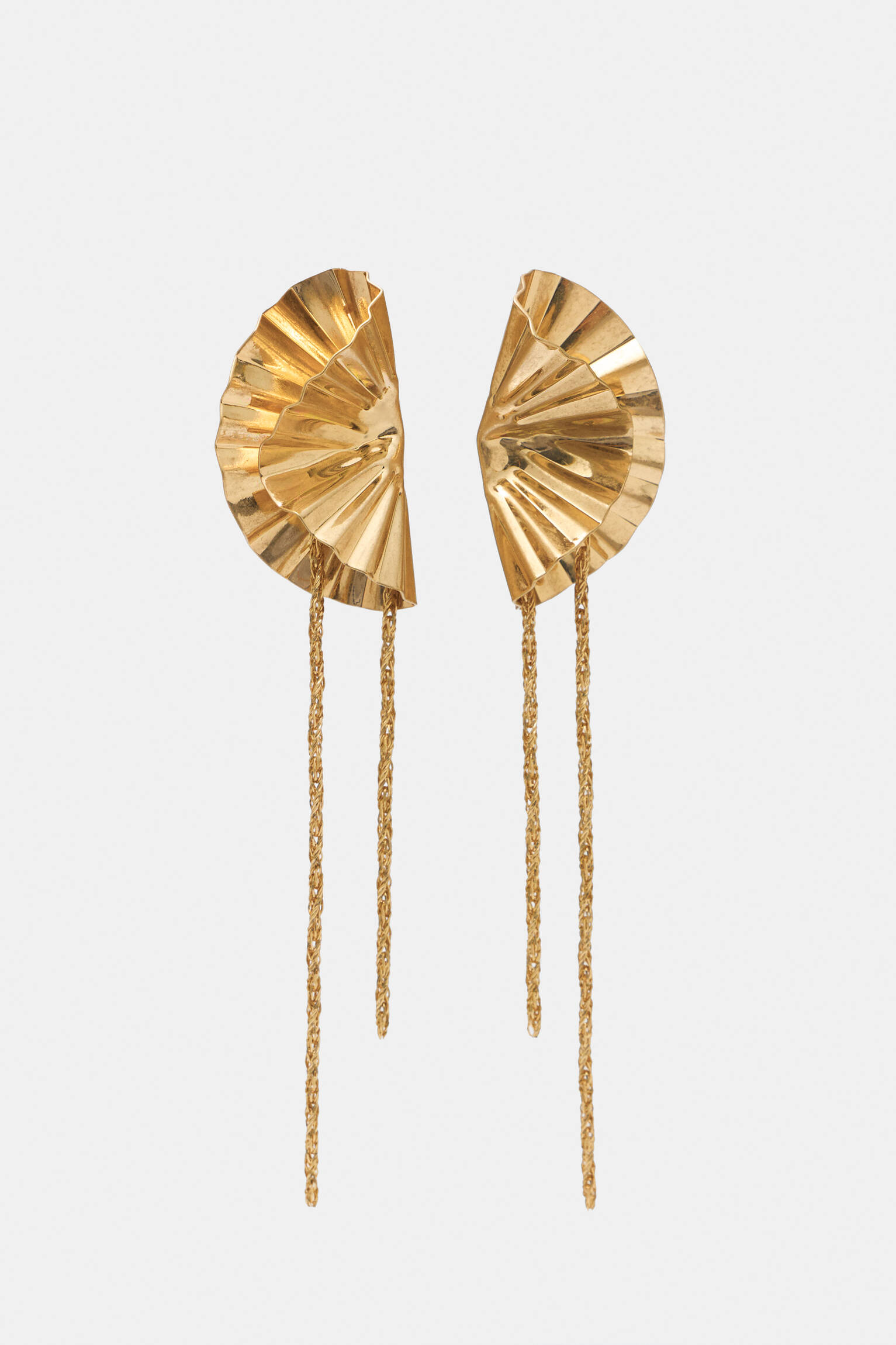 Zincirli çiçek küpe - Görsel 11