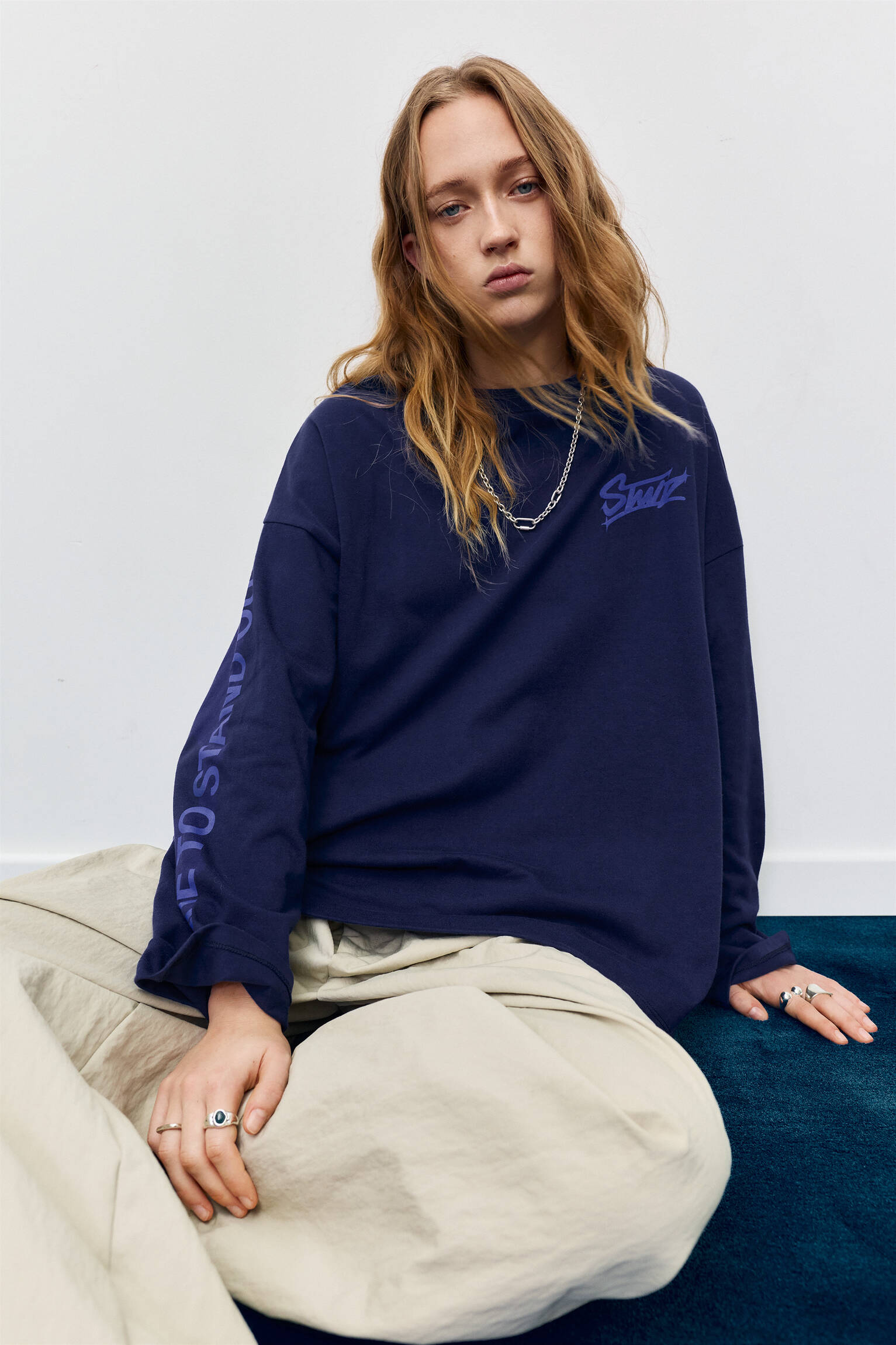 STWD grafik baskılı t-shirt - Görsel 45