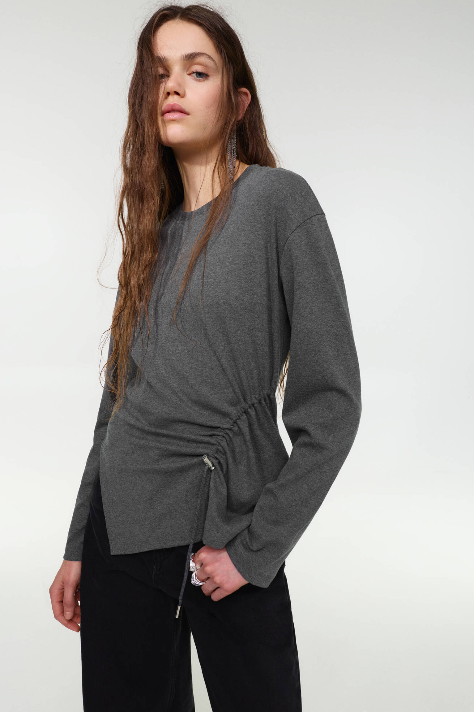 Uzun kollu aplike top - Görsel 42