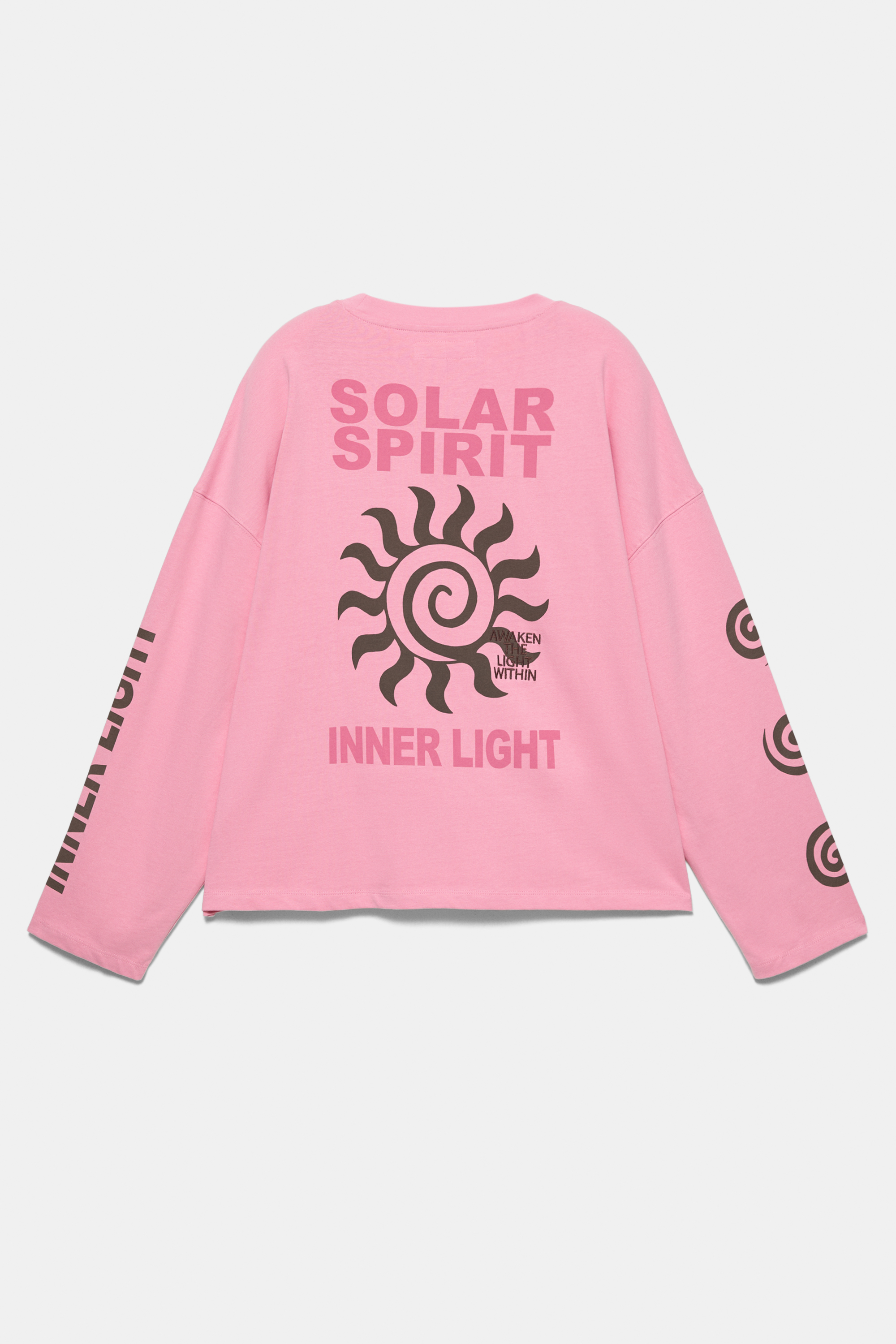 T-shirt imprimé à col rond - Rose - Kiabi - 8.00