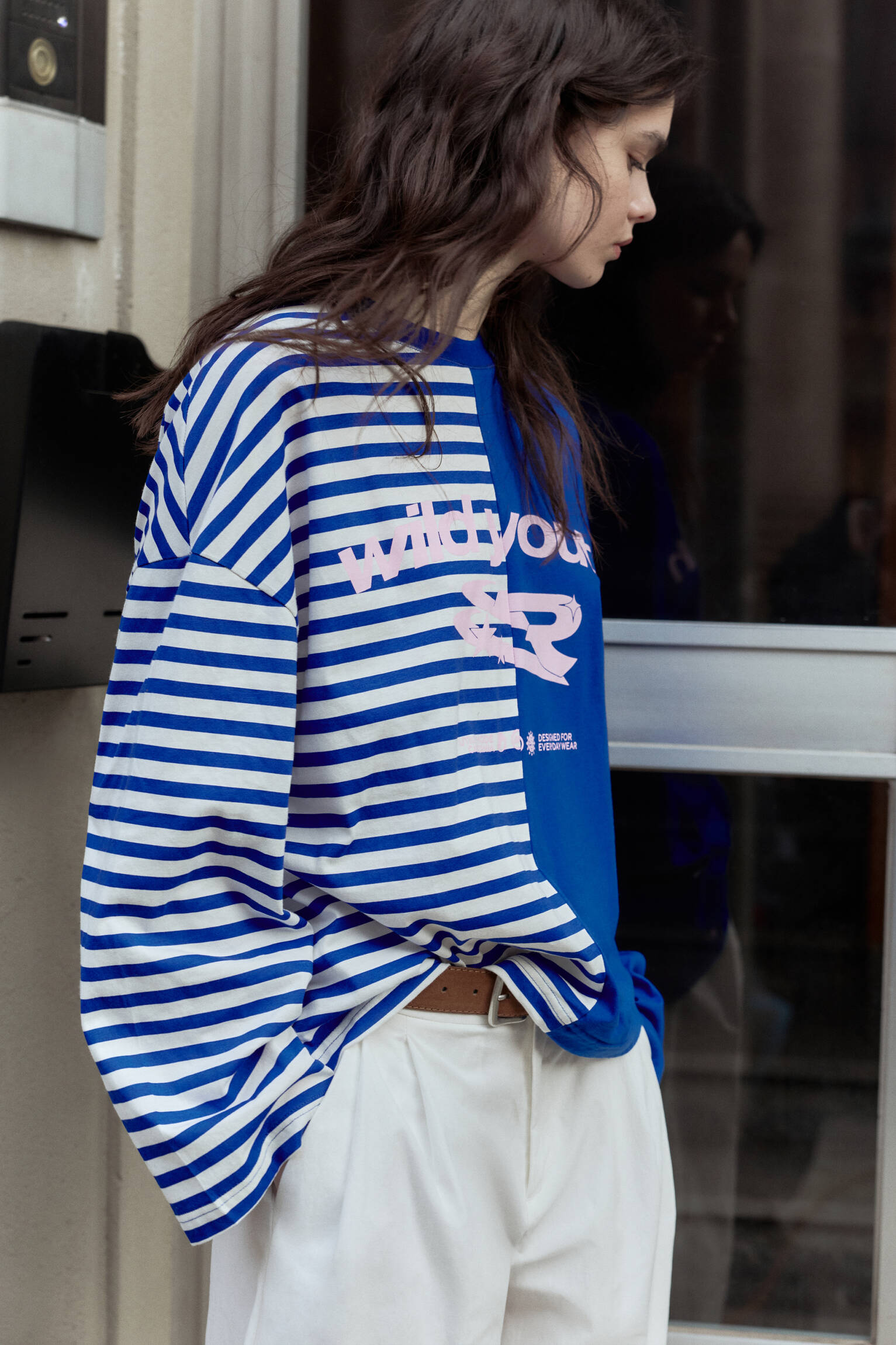 Panelli grafik t-shirt - Görsel 18