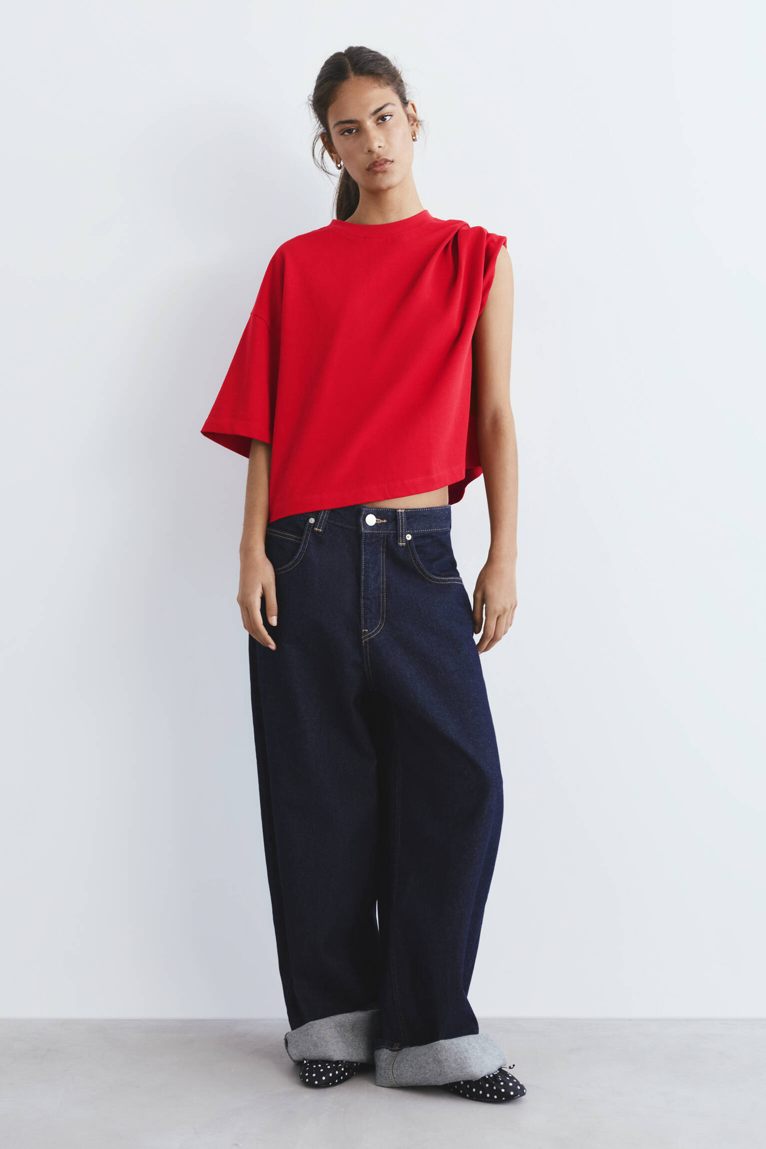 Maglietta boxy a maniche corte - Pull&Bear Italy