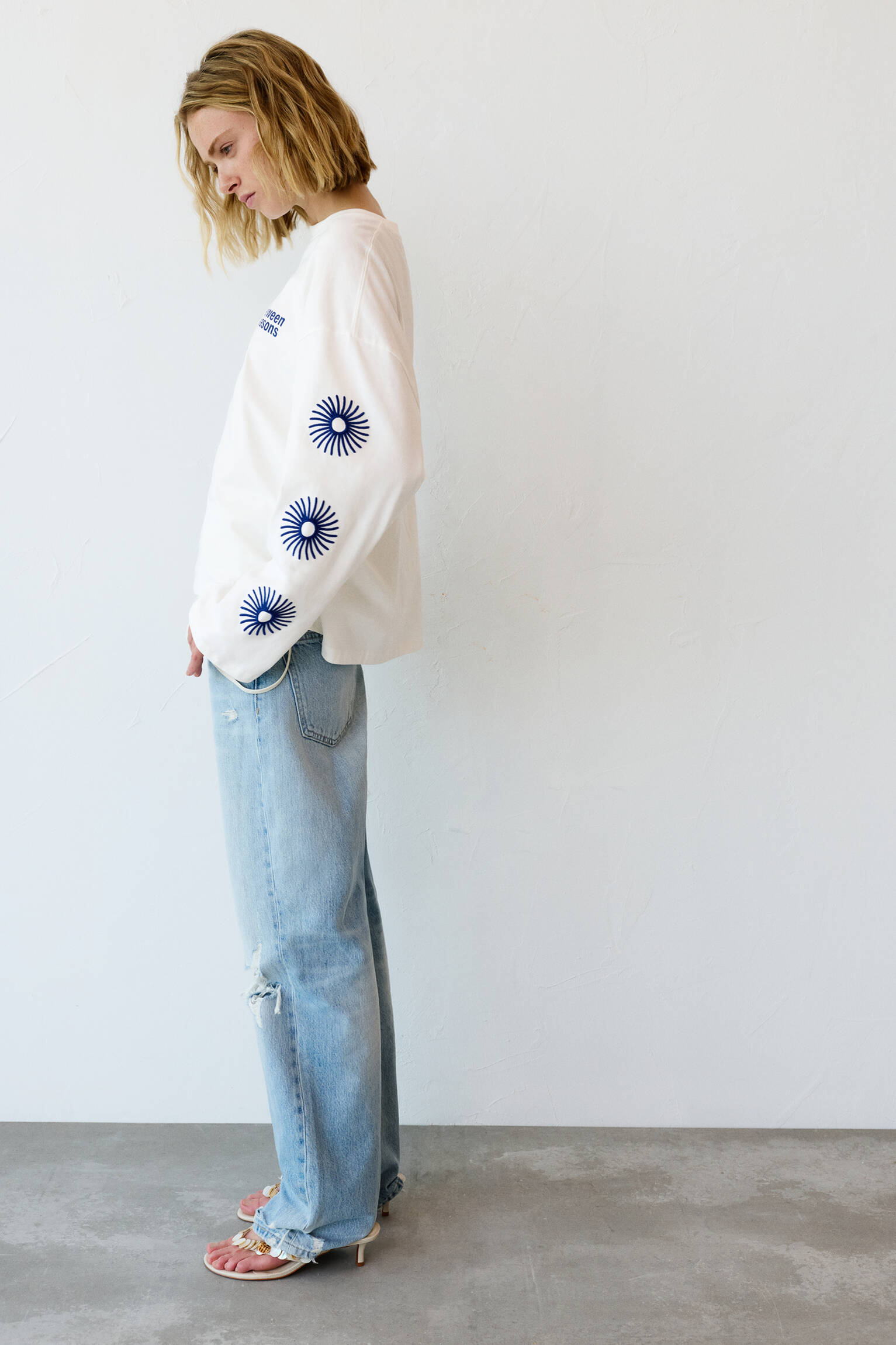 Güneş grafik detaylı t-shirt - Görsel 35