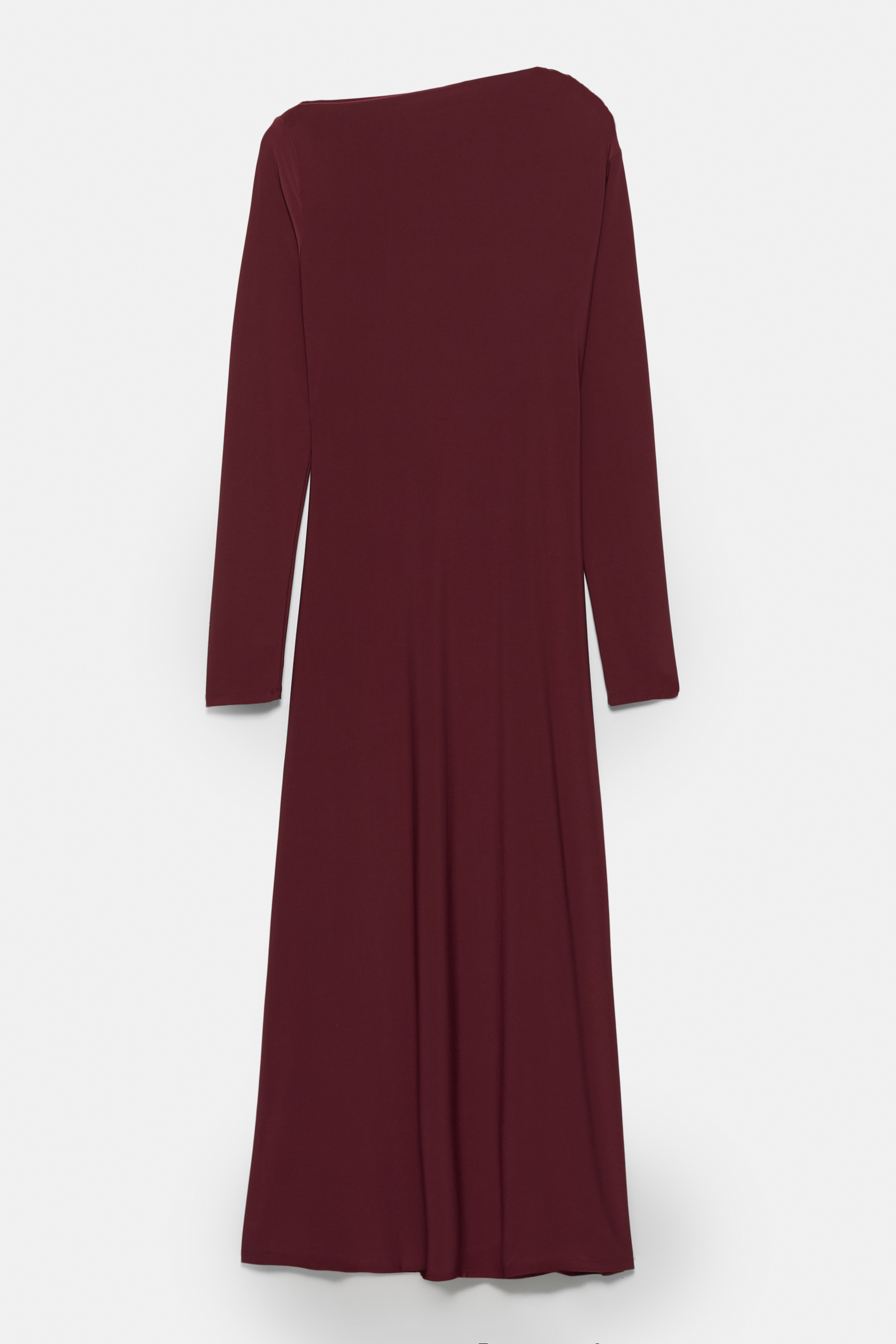 Robe midi drapée soft