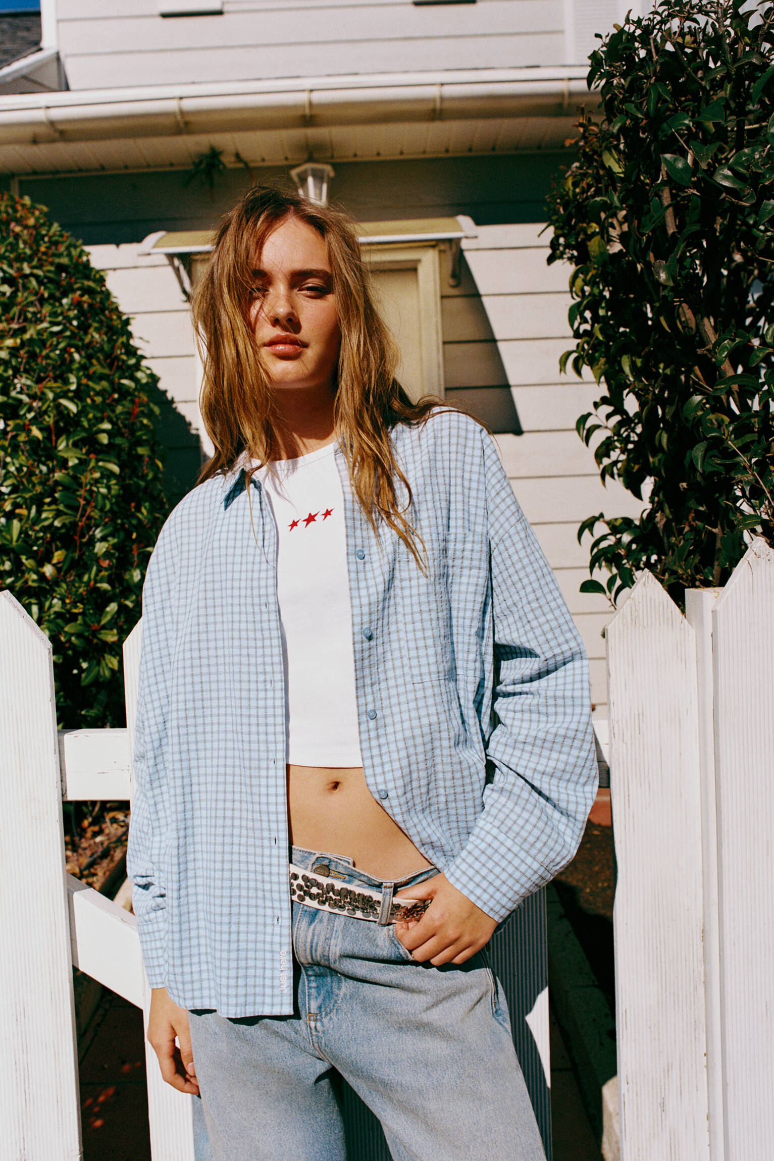 Kareli cepli gömlek - Görsel 22