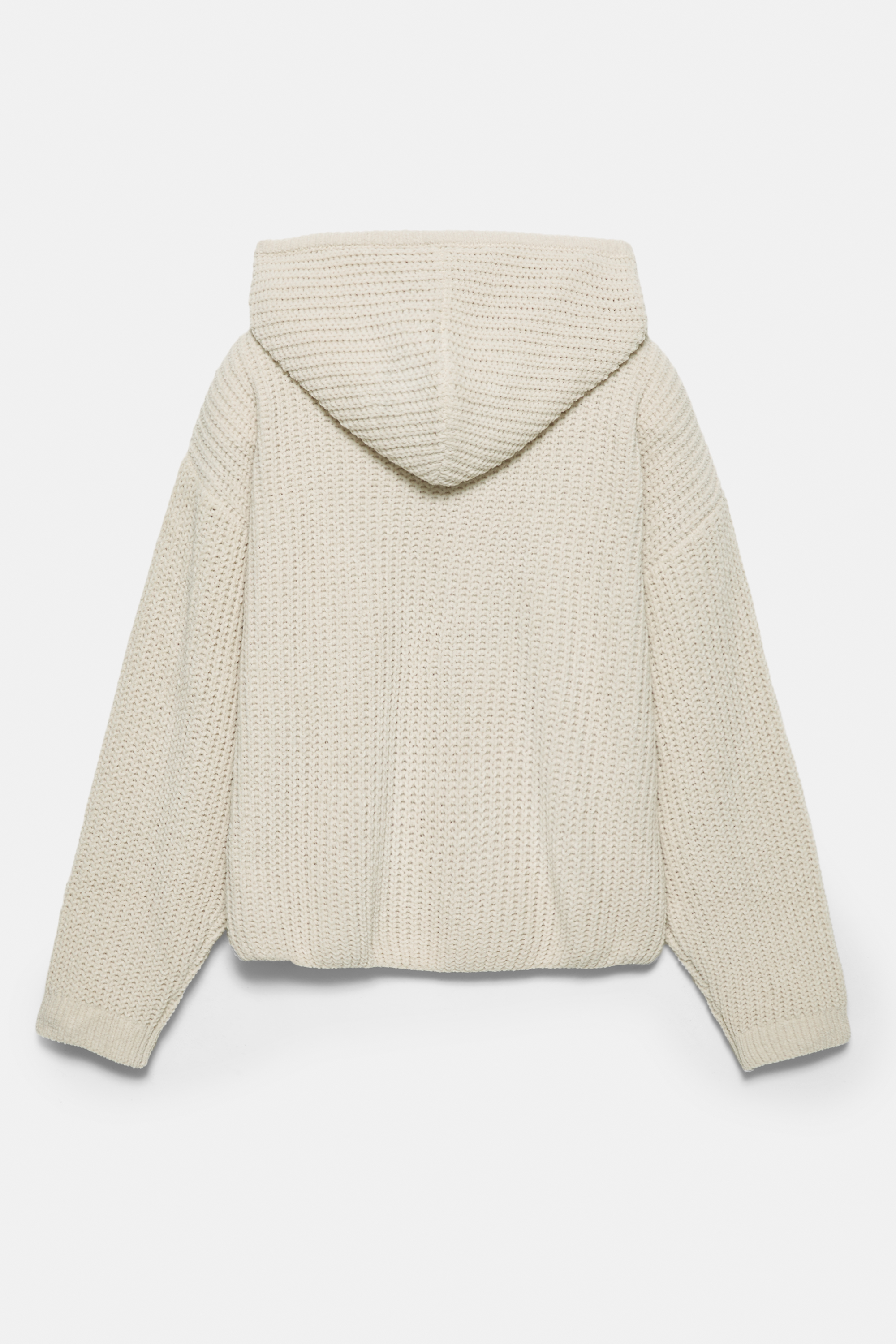 Chenille hooded jumper