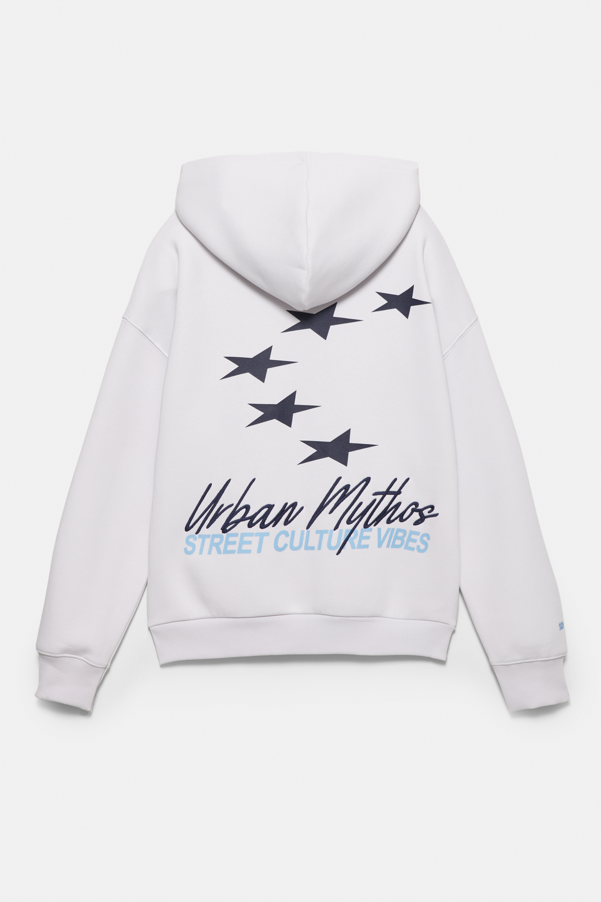 Sudadera capucha estrellas texto