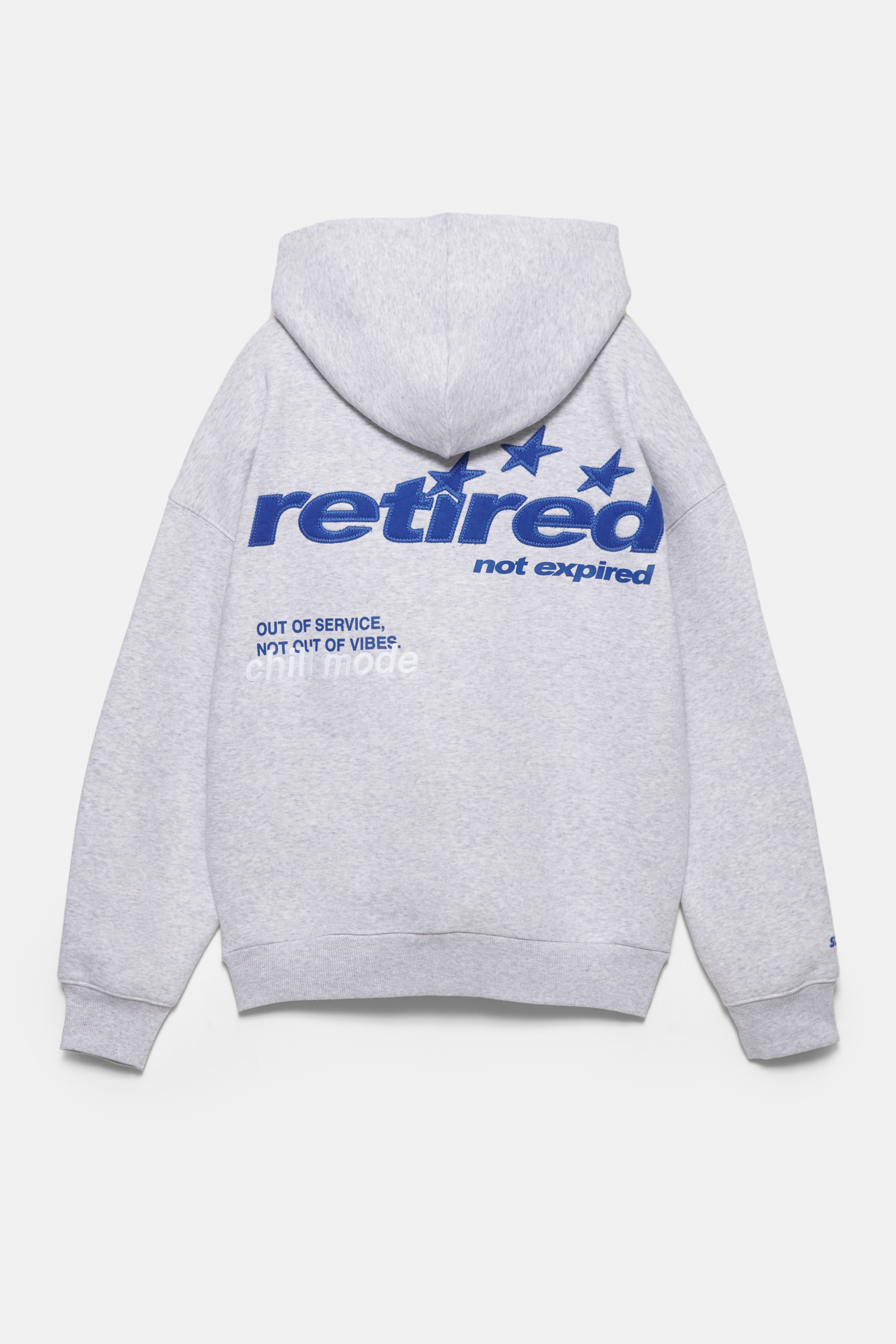 Sudadera capucha estrellas texto