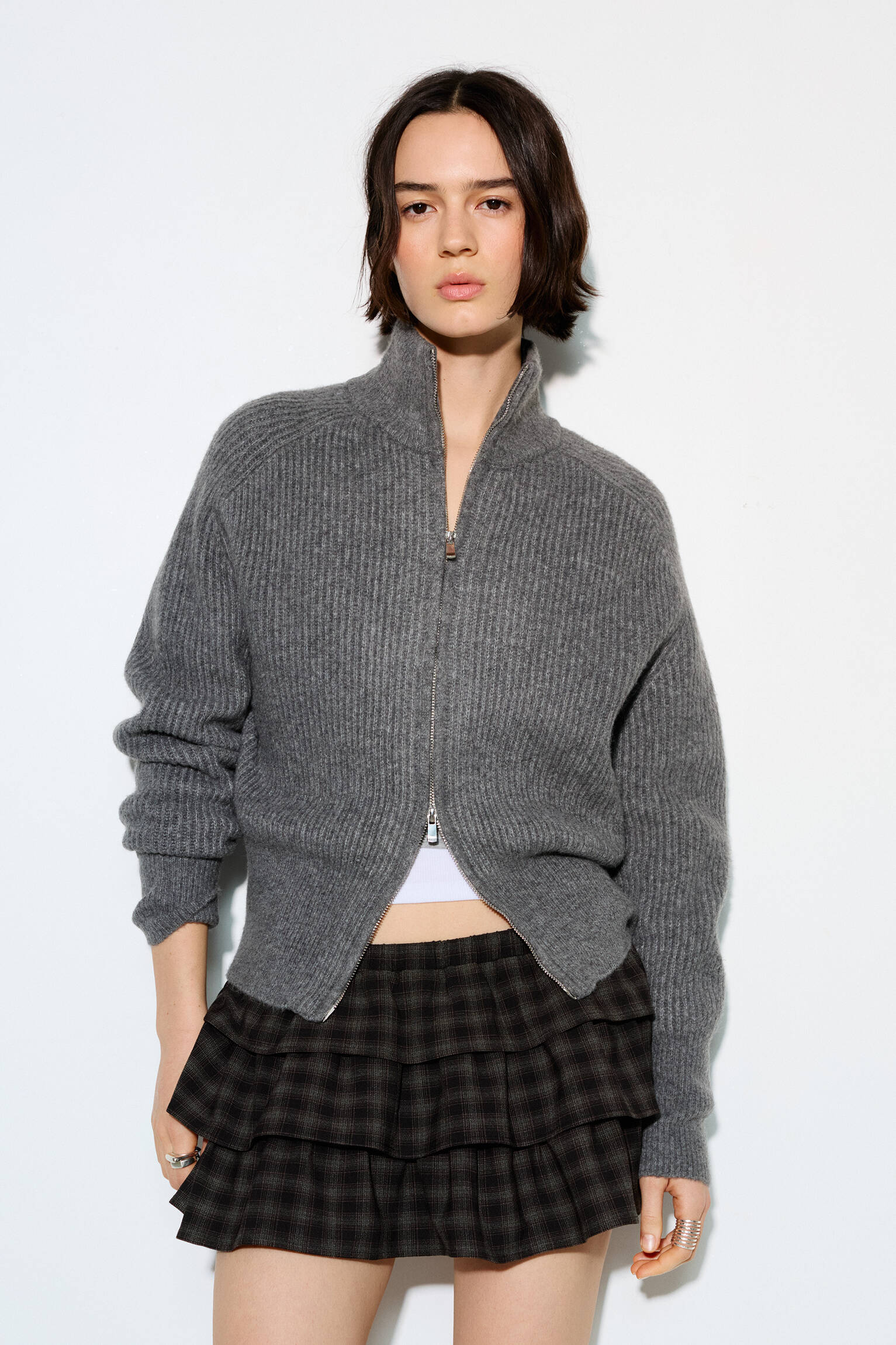 Fermuarlı hırka - Görsel 23