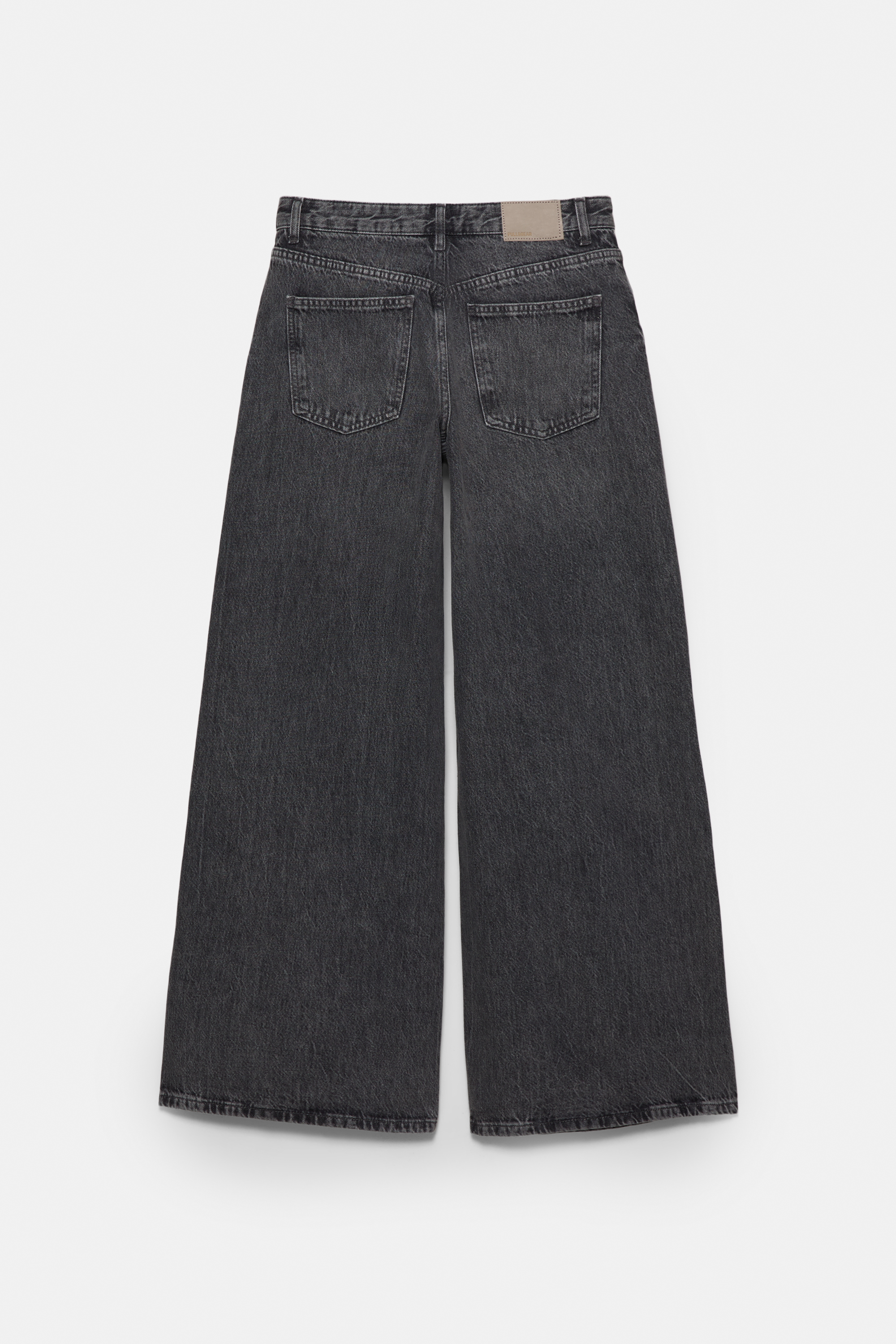 Low-rise wide-leg jeans