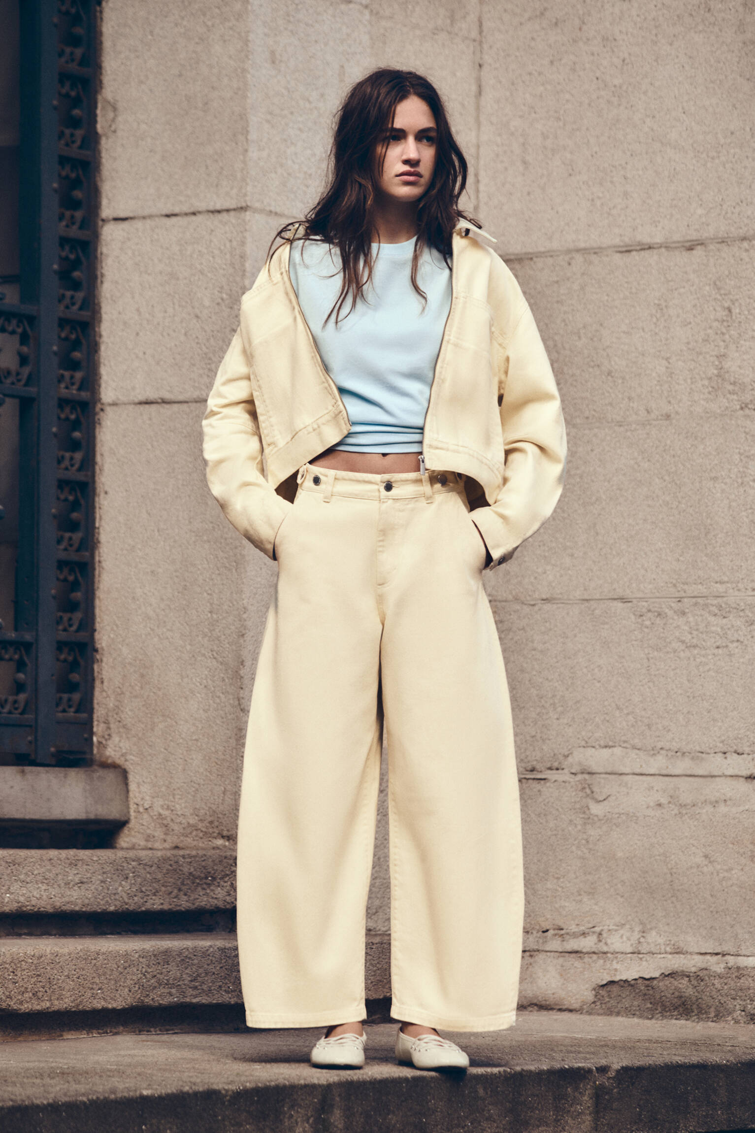 Beli ayarlanabilir balon jean - Görsel 65