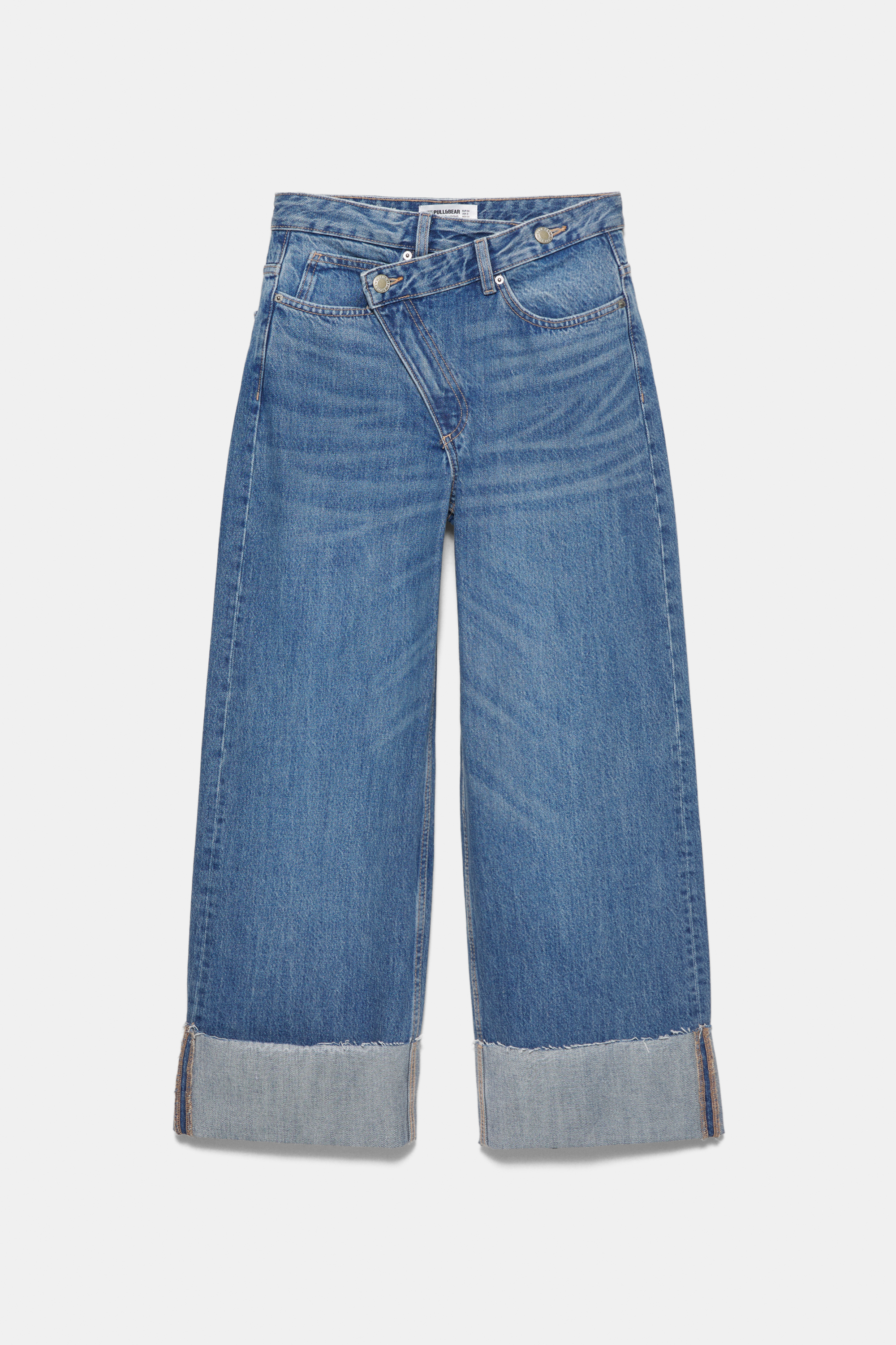 Jean large à taille mi-haute élastiquée gris foncé denim used • Prix 26,99 € • Boutique Jean large à taille mi-haute élastiquée gris foncé denim used • Prix 26,99 € • Boutique