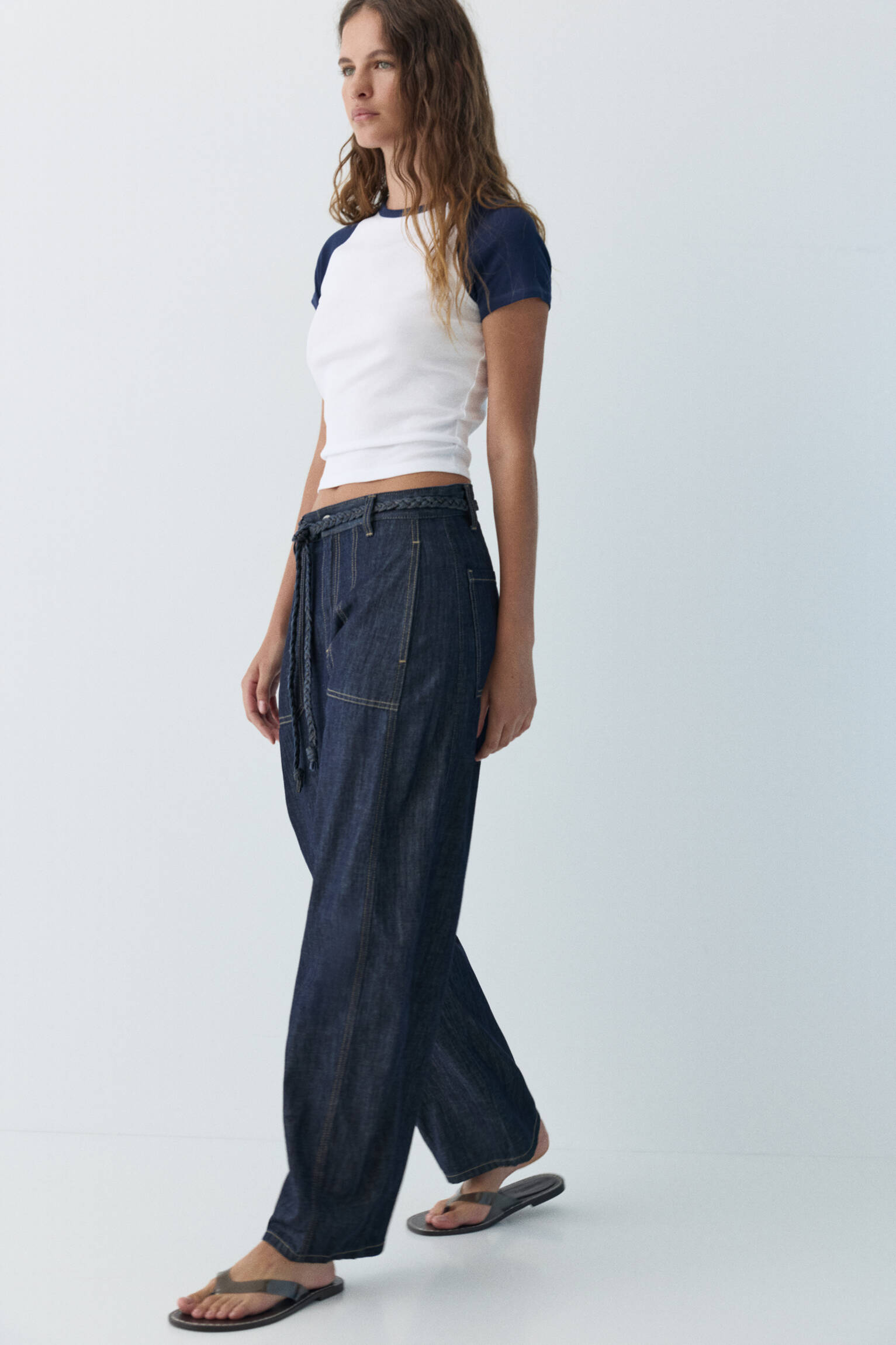 Balon bağcıklı jean - Görsel 37