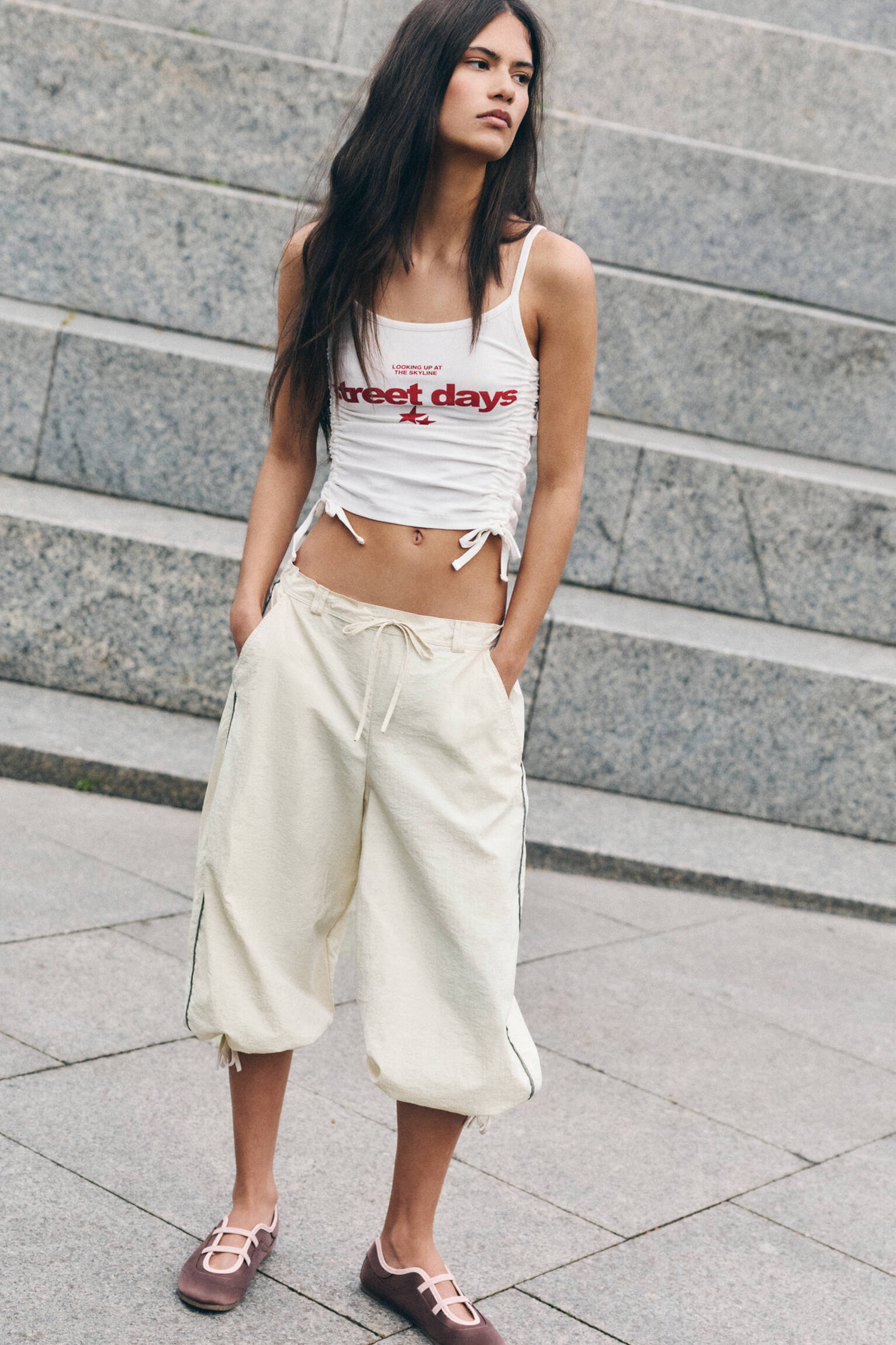 Teknik kapri şalvar pantolon - Görsel 19