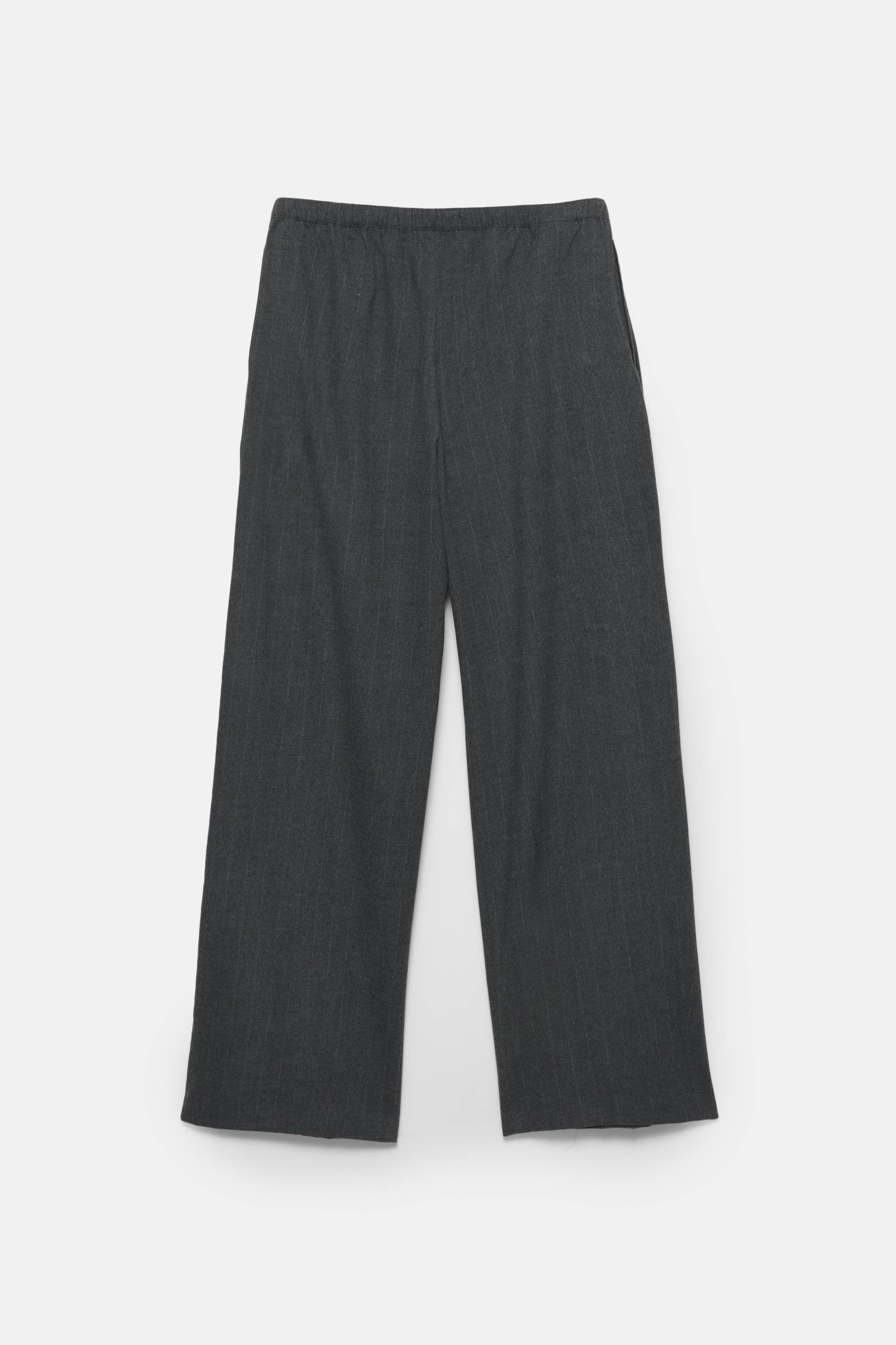 Joggerhose mit Nadelstreifen