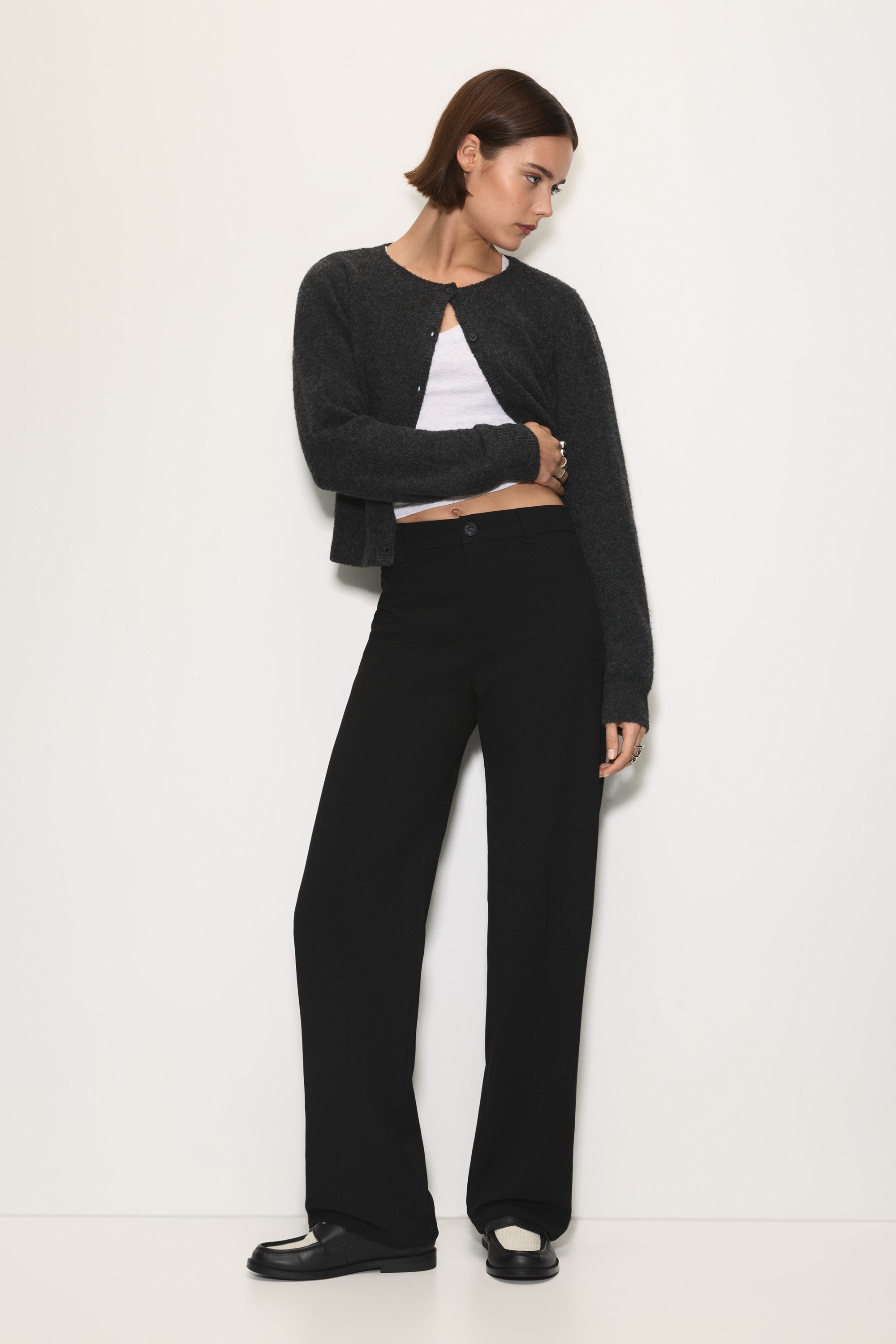 Nette broek met hoge taille